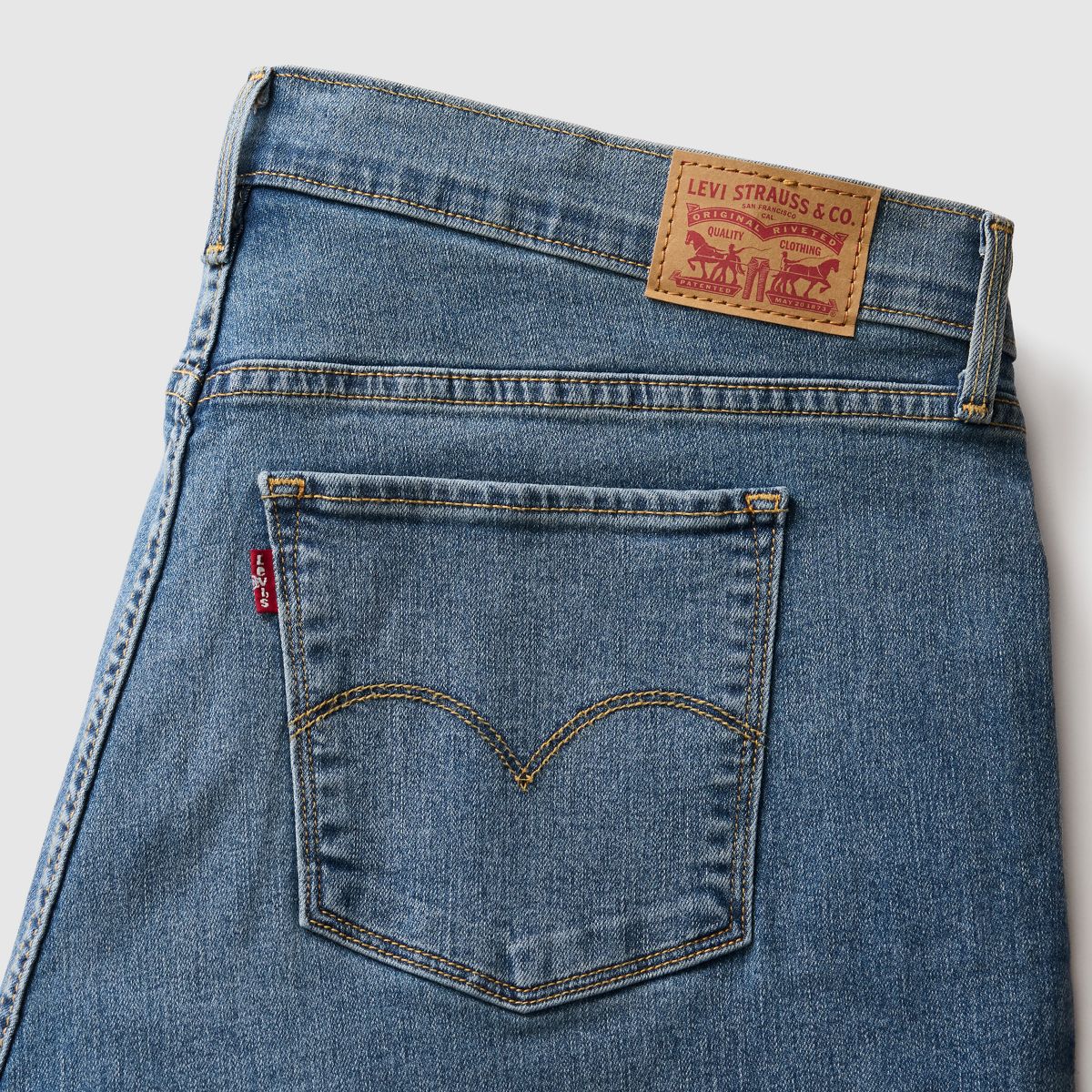 Shaping Bermuda Women's Shorts (Plus Size) — Camp Denim Short Plu - Medium Wash