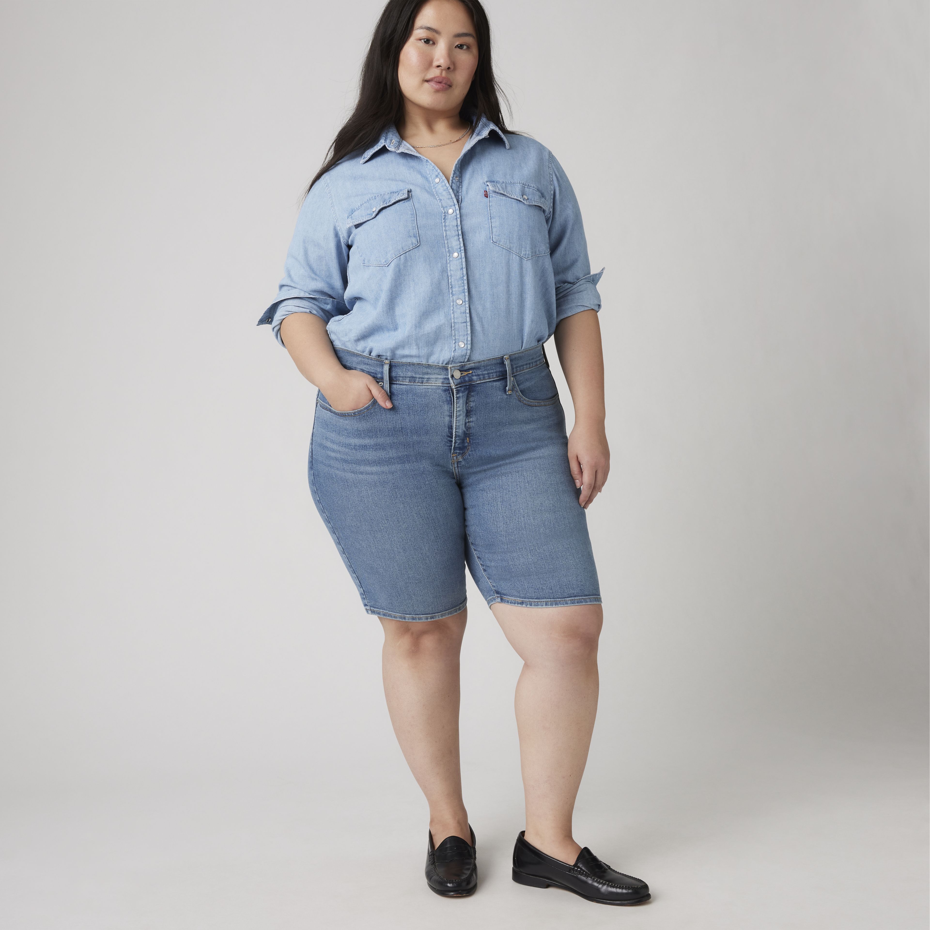 Shaping Bermuda Women's Shorts (Plus Size