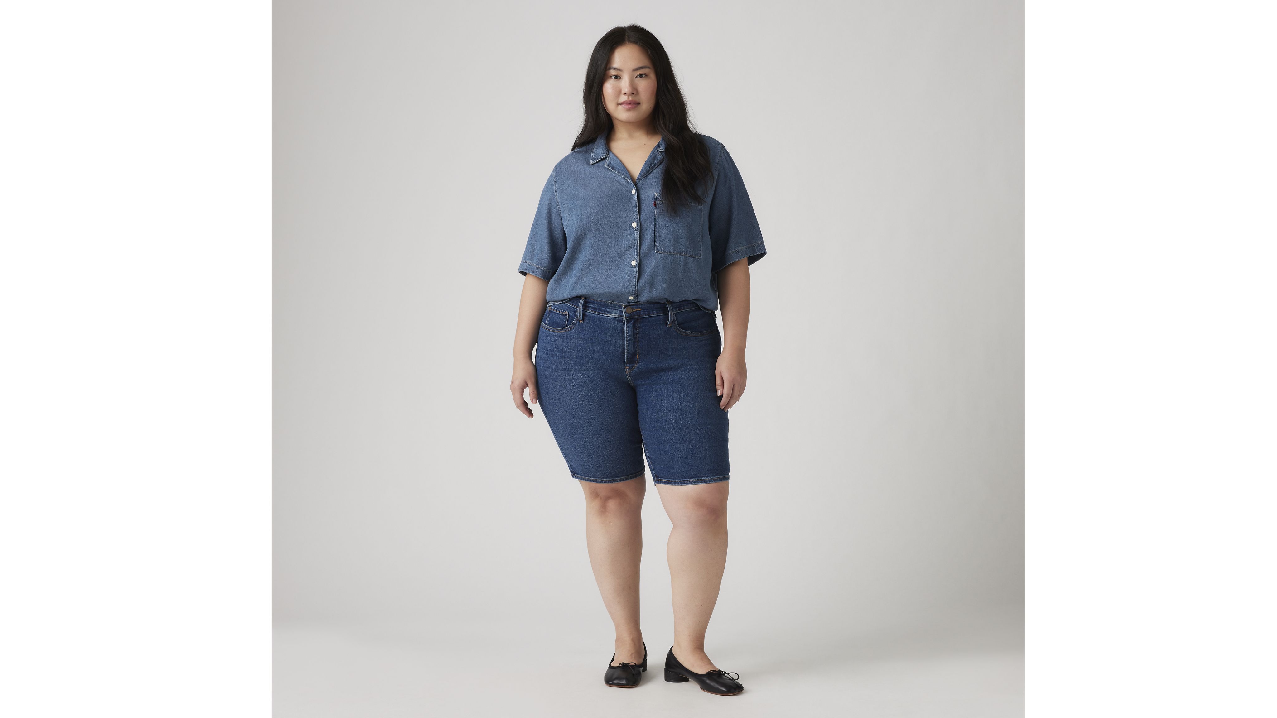 Shaping Bermuda Women's Shorts (Plus Size) 5