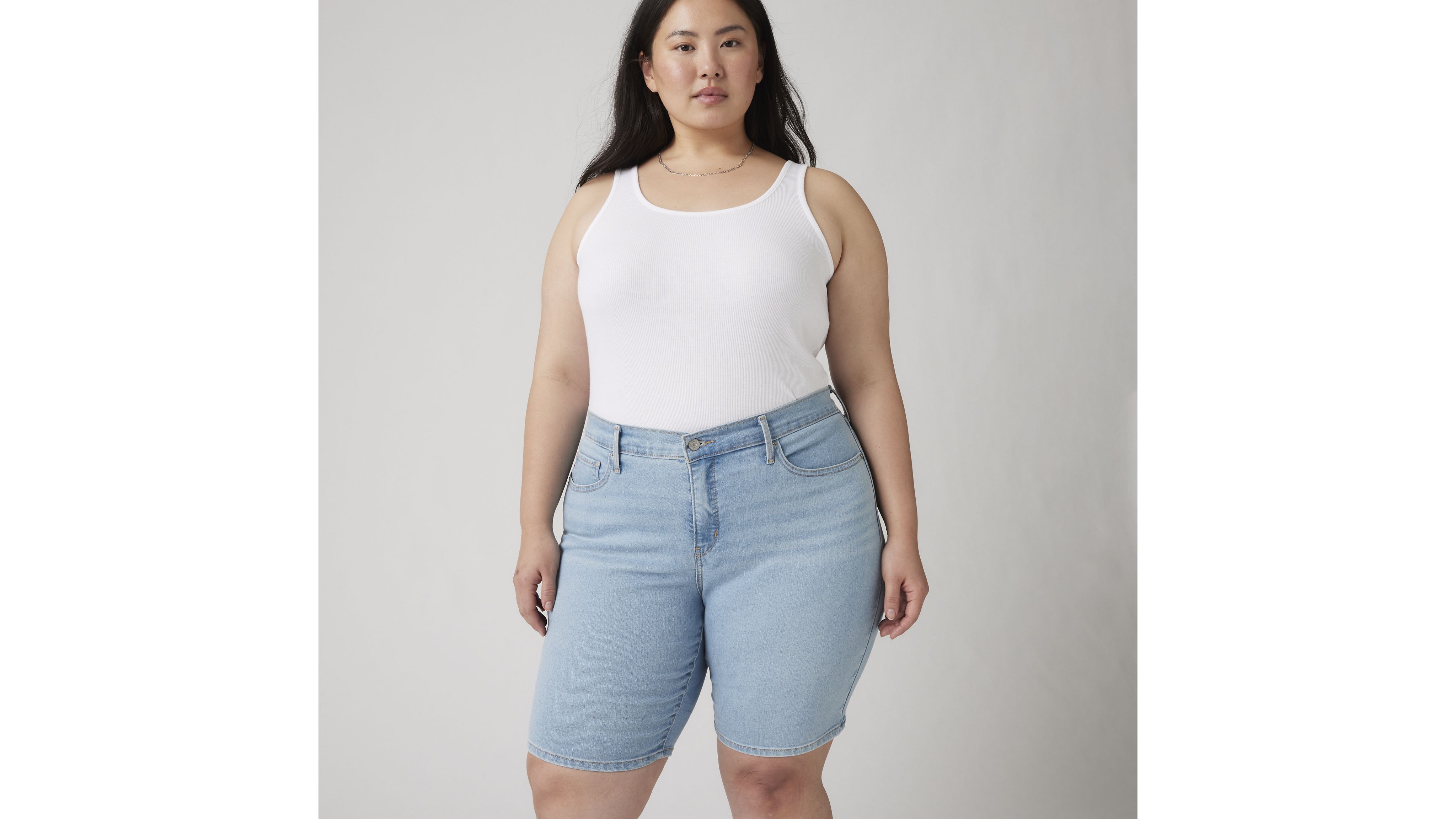 Shaping Bermuda Women's Shorts (Plus Size) 5