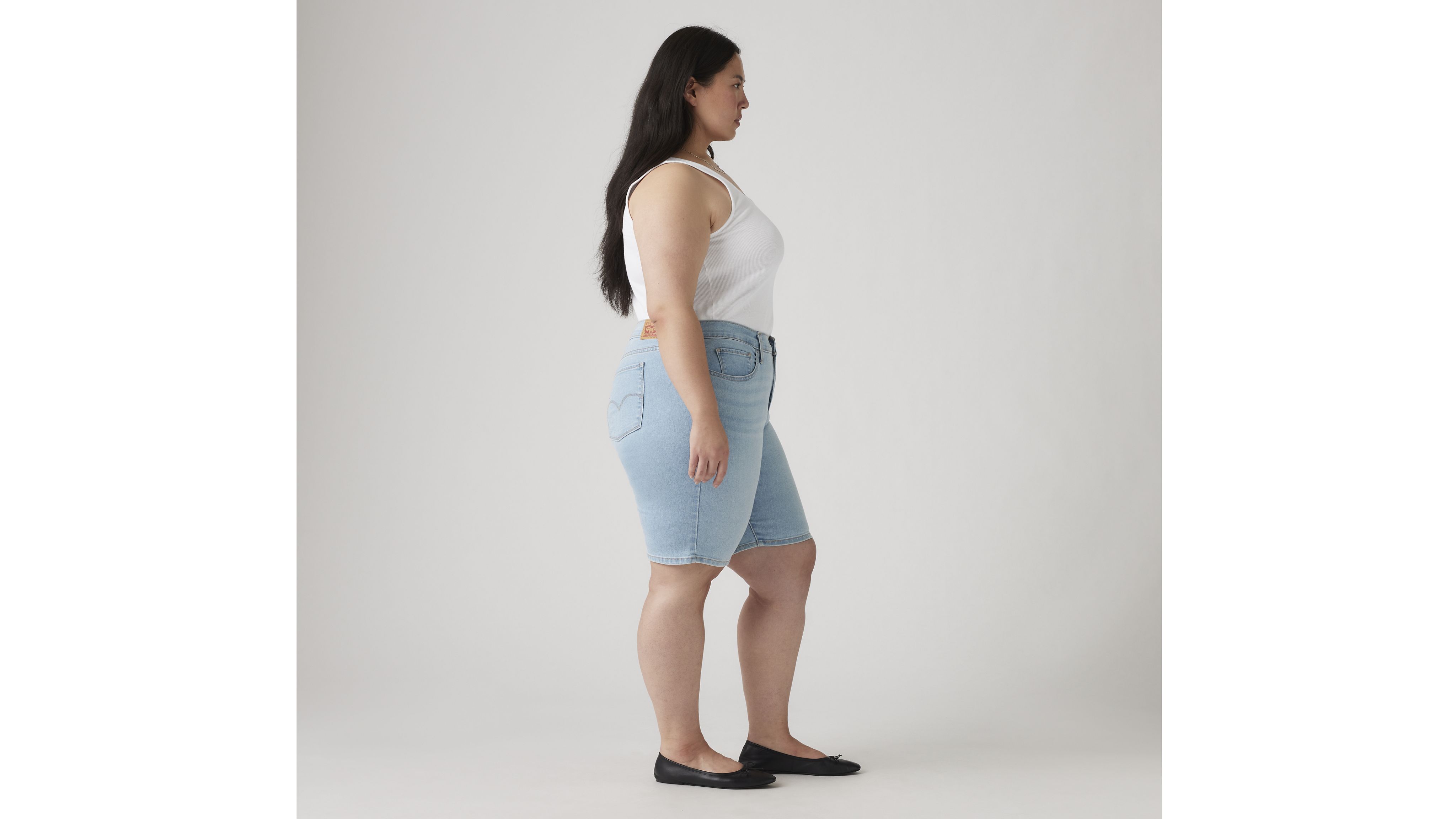 Shaping Bermuda Women's Shorts (Plus Size) 3