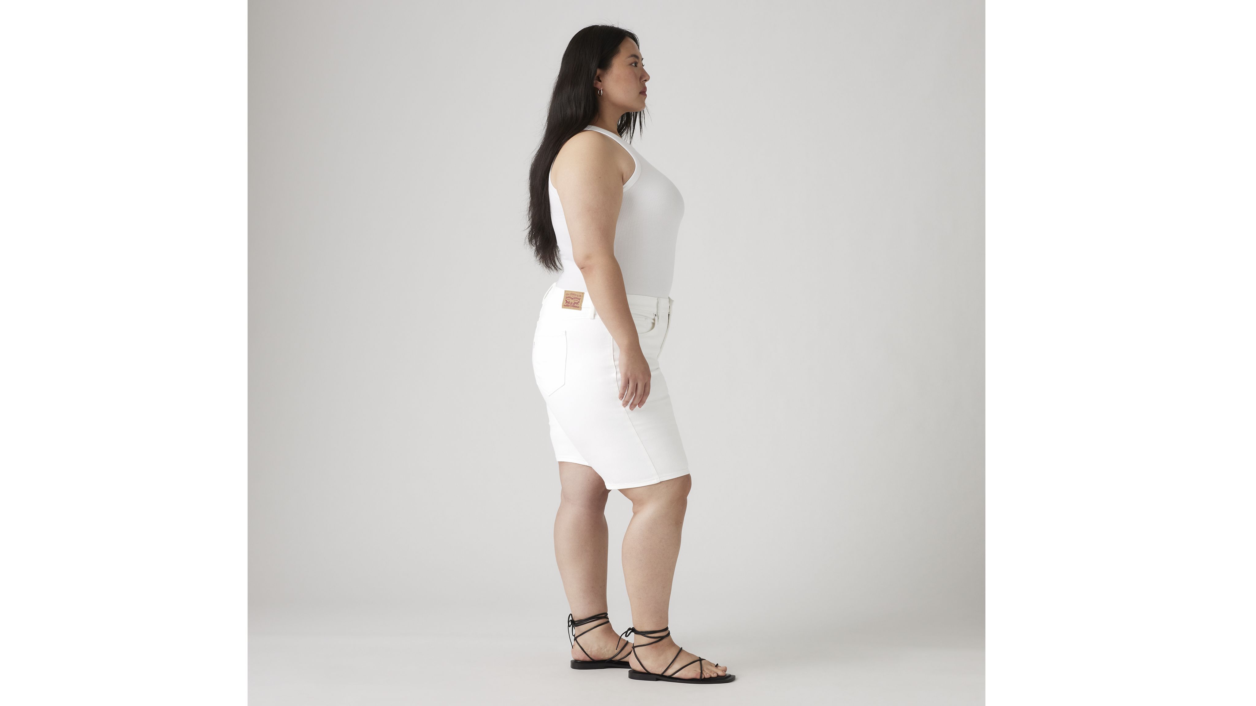 Shaping Bermuda Women's Shorts (Plus Size) 3