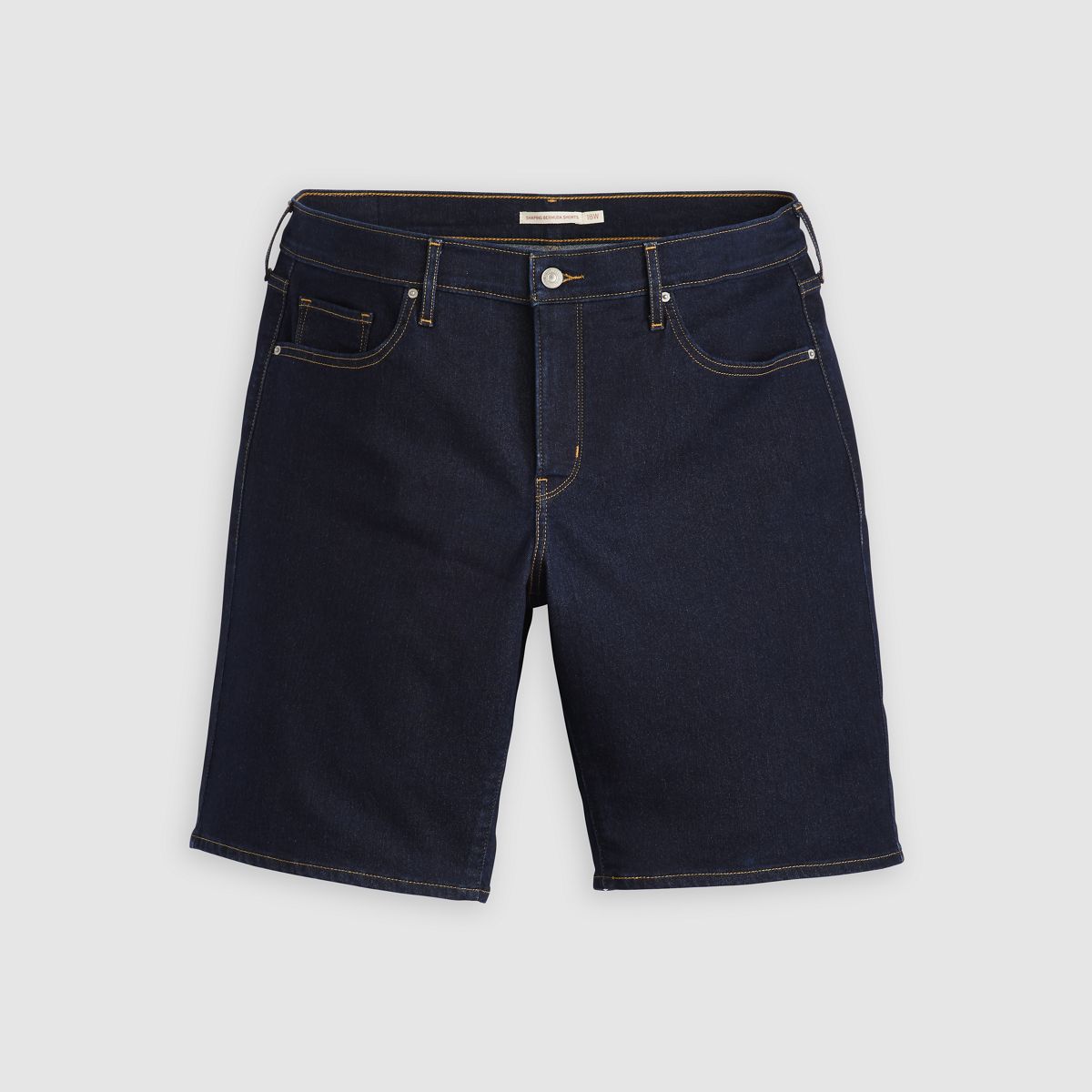 Shaping Bermuda Women's Shorts (Plus Size) — Darkest Sky - Dark Wash