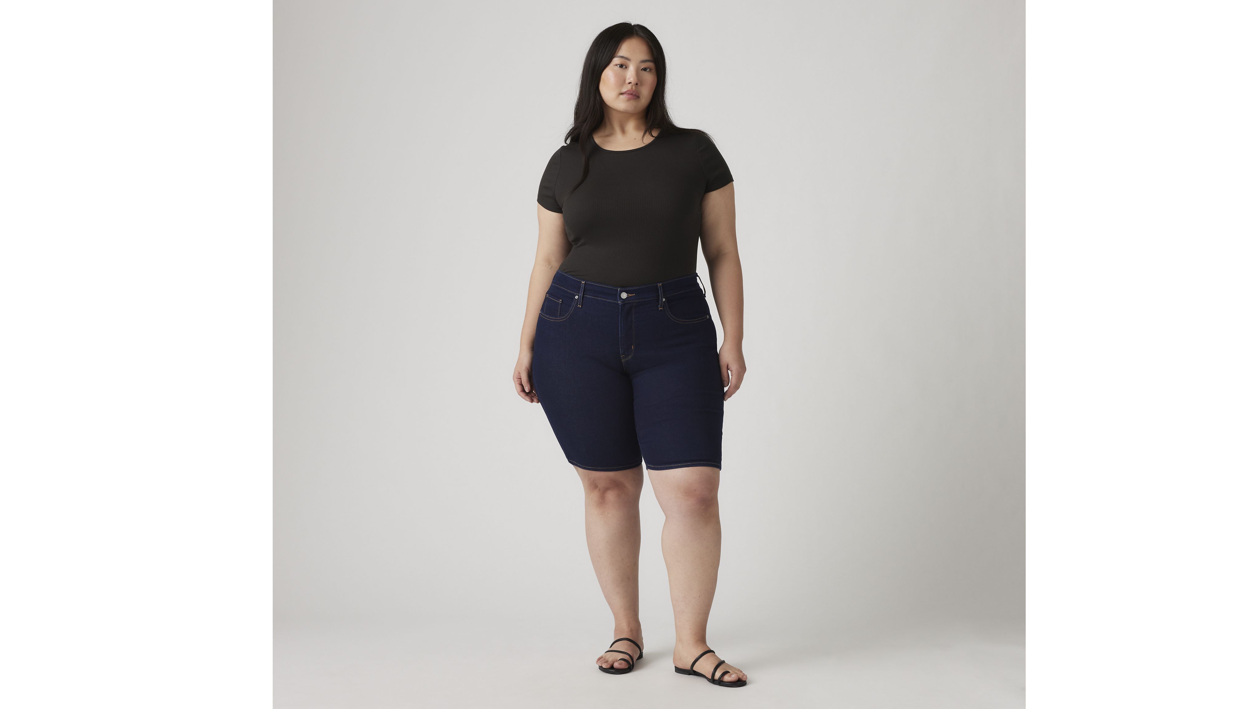 Shaping Bermuda Women's Shorts (Plus Size) 4