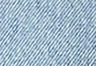 Riveting Clean Hem - Blå - Slitskjol med hög midja