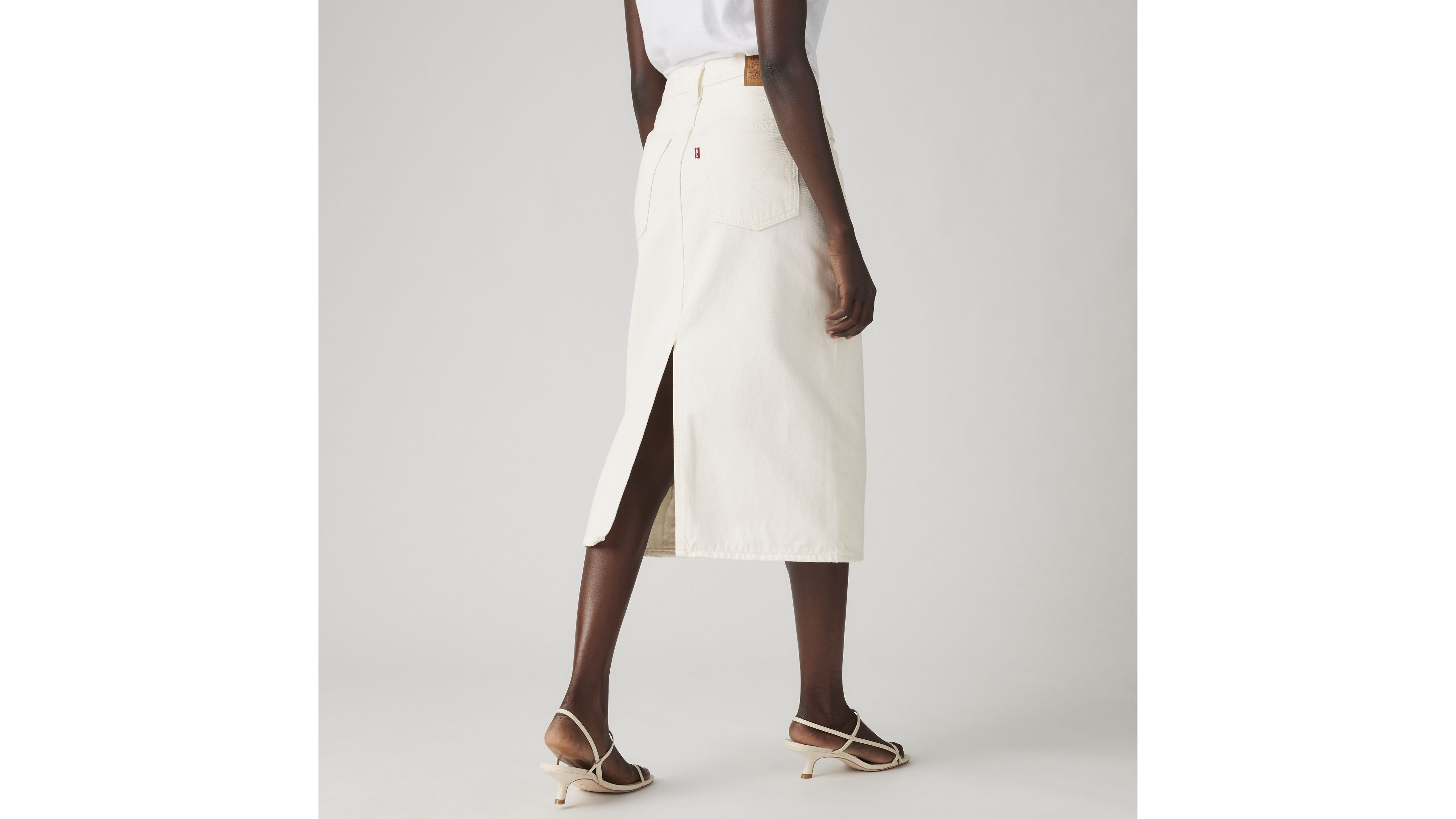 High Rise Slit Skirt 2