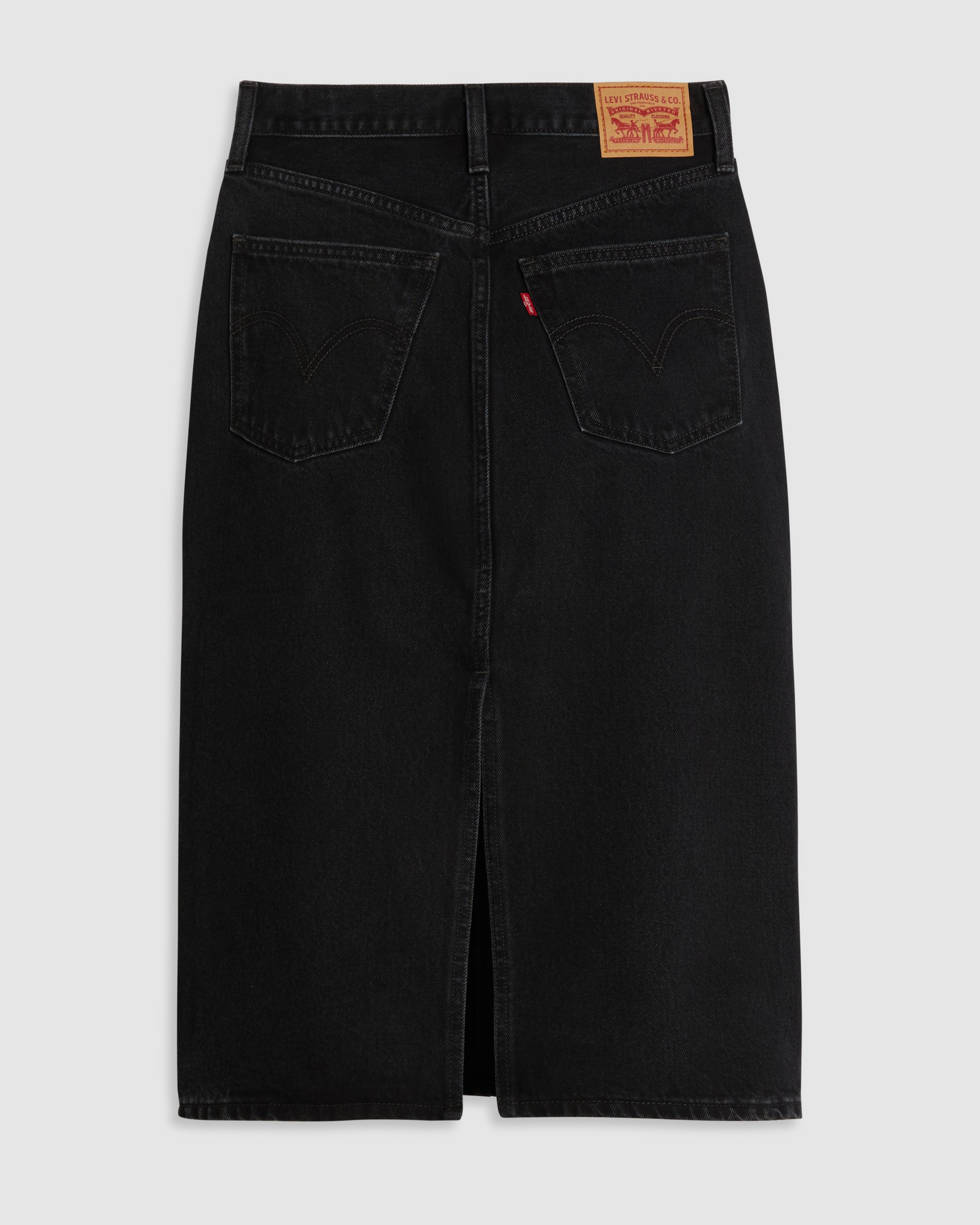 Spódnica z wysokim stanem i rozcięciem 7