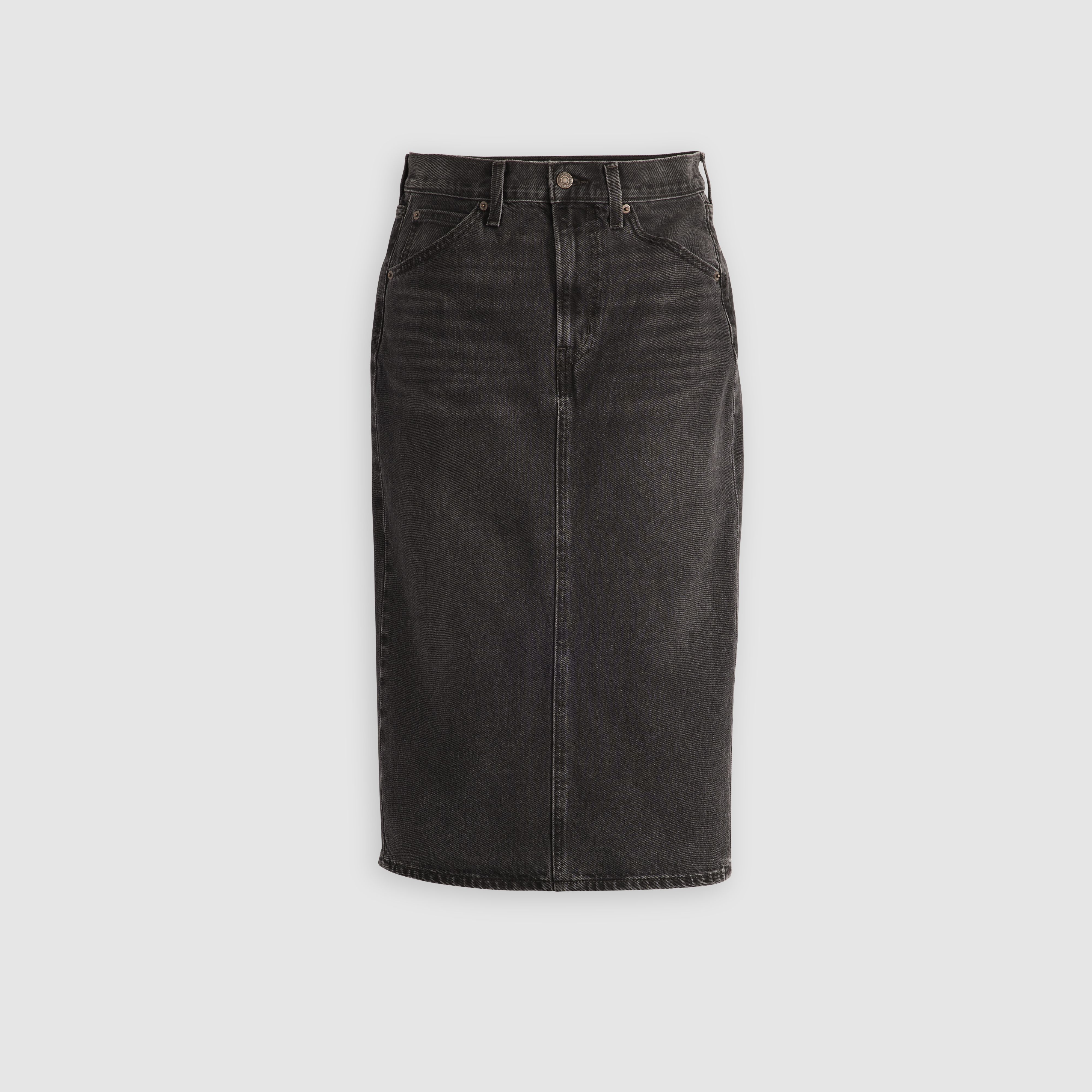 Jupe fendue taille haute 6