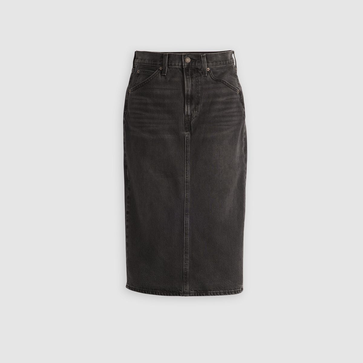 High Rise Slit Skirt — Wandering Spirit - Black