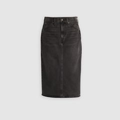 High Rise Slit Skirt — Wandering Spirit - Black 6