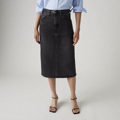 High Rise Slit Skirt — Wandering Spirit - Black 2
