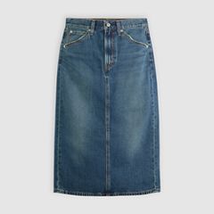 High Rise Slit Skirt — Review Time - Medium Wash 6