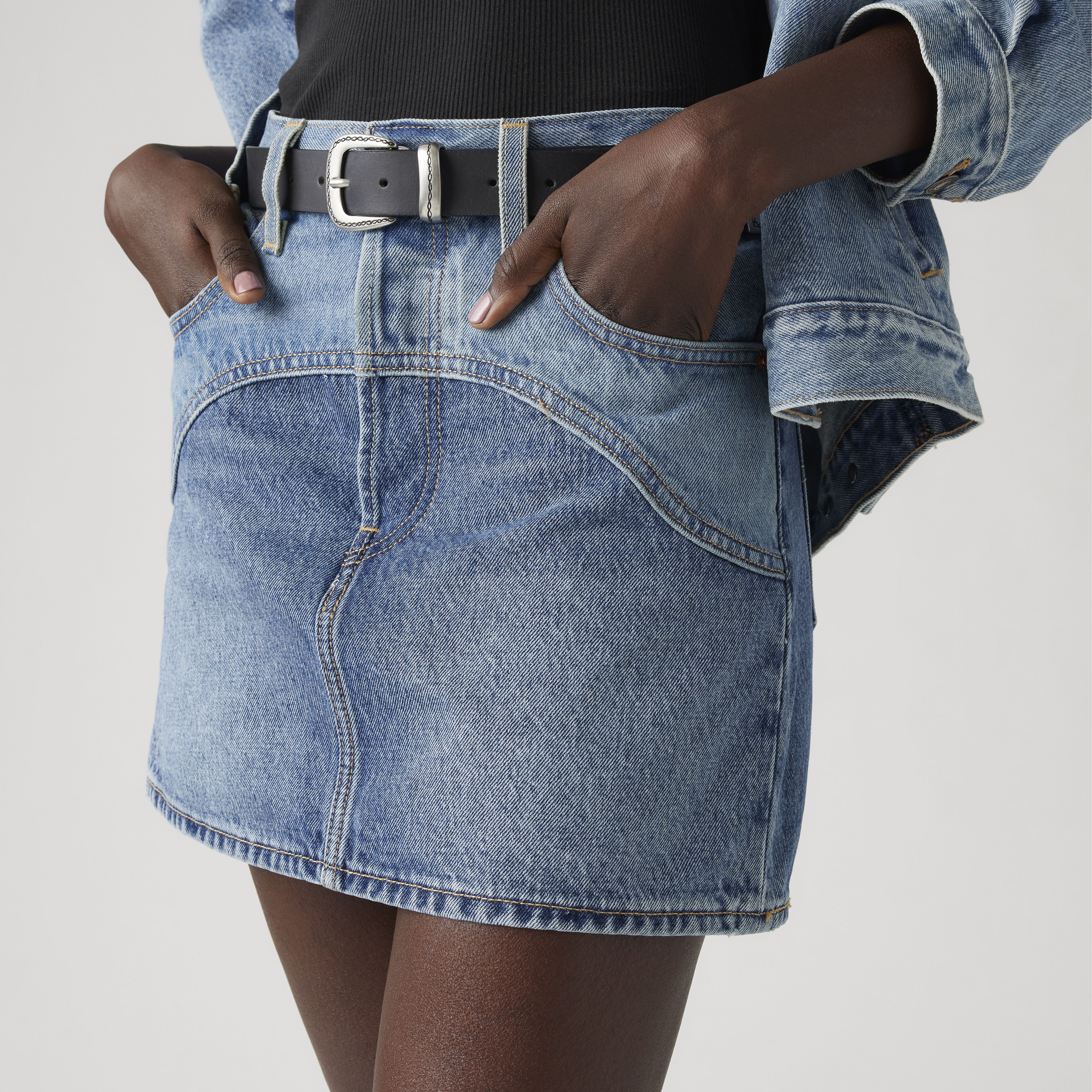 Western Icon Skirt - Medium Wash | Levi's® US