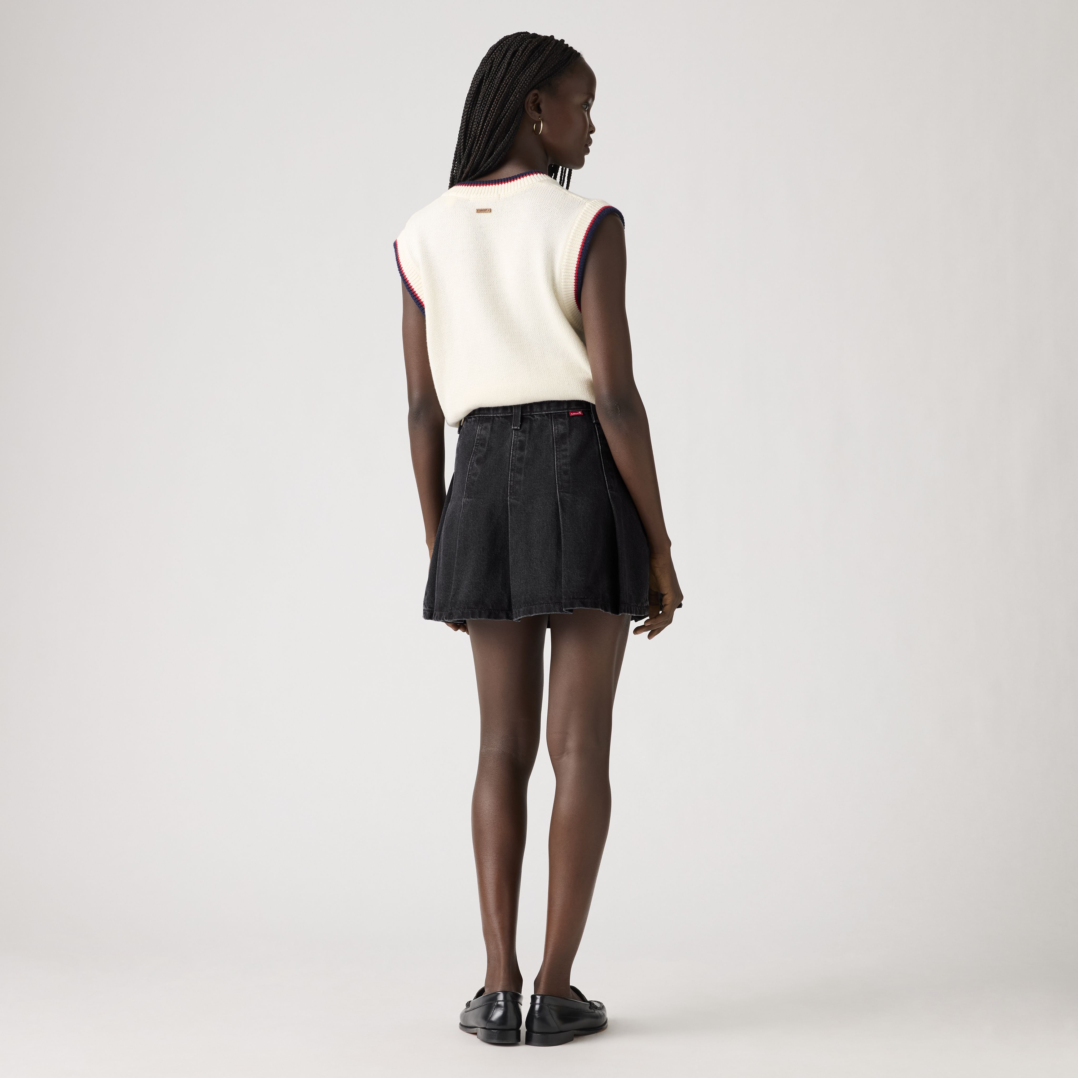 Pleated Mini Skirt 4
