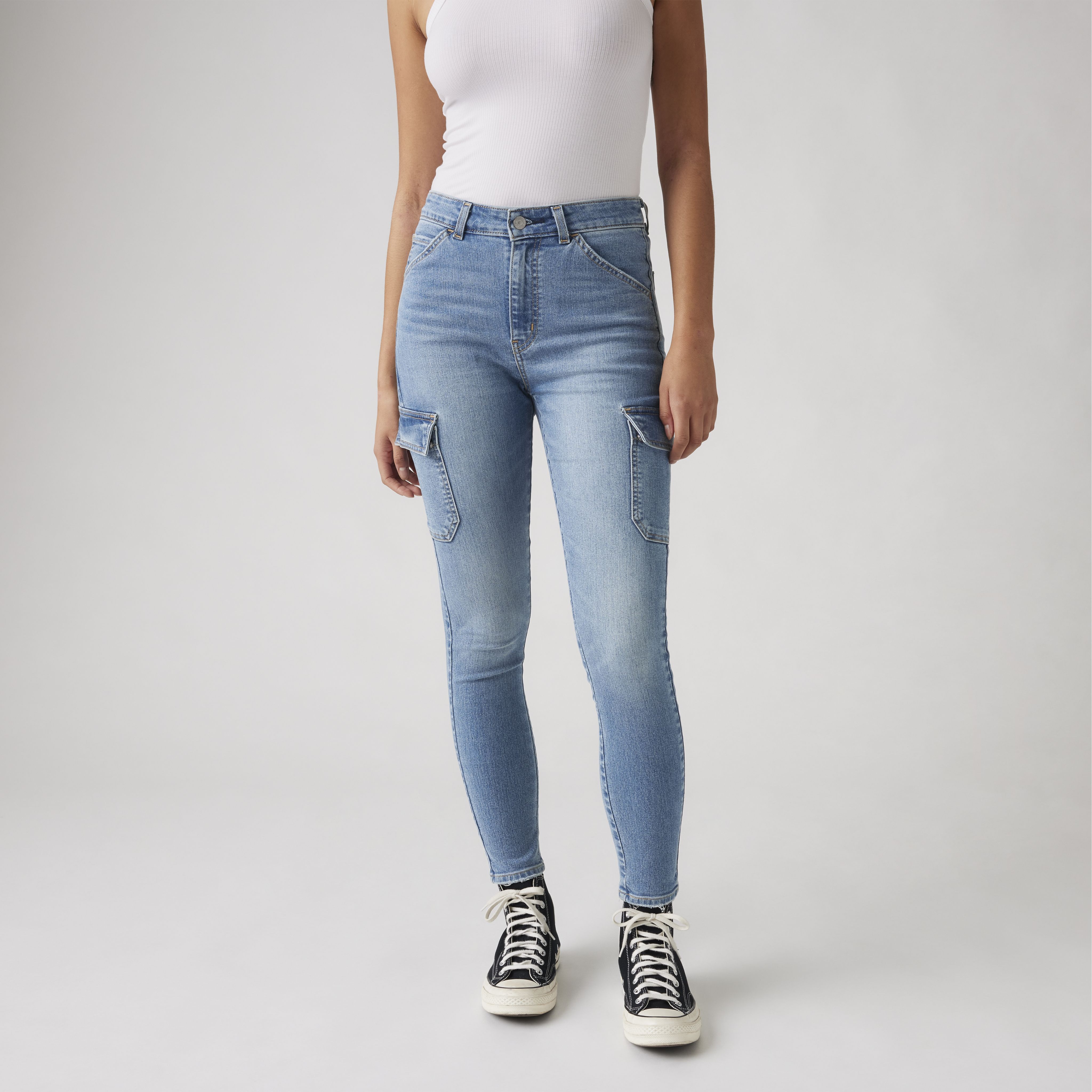 721 High Rise Skinny Cargo Women's Jeans 2