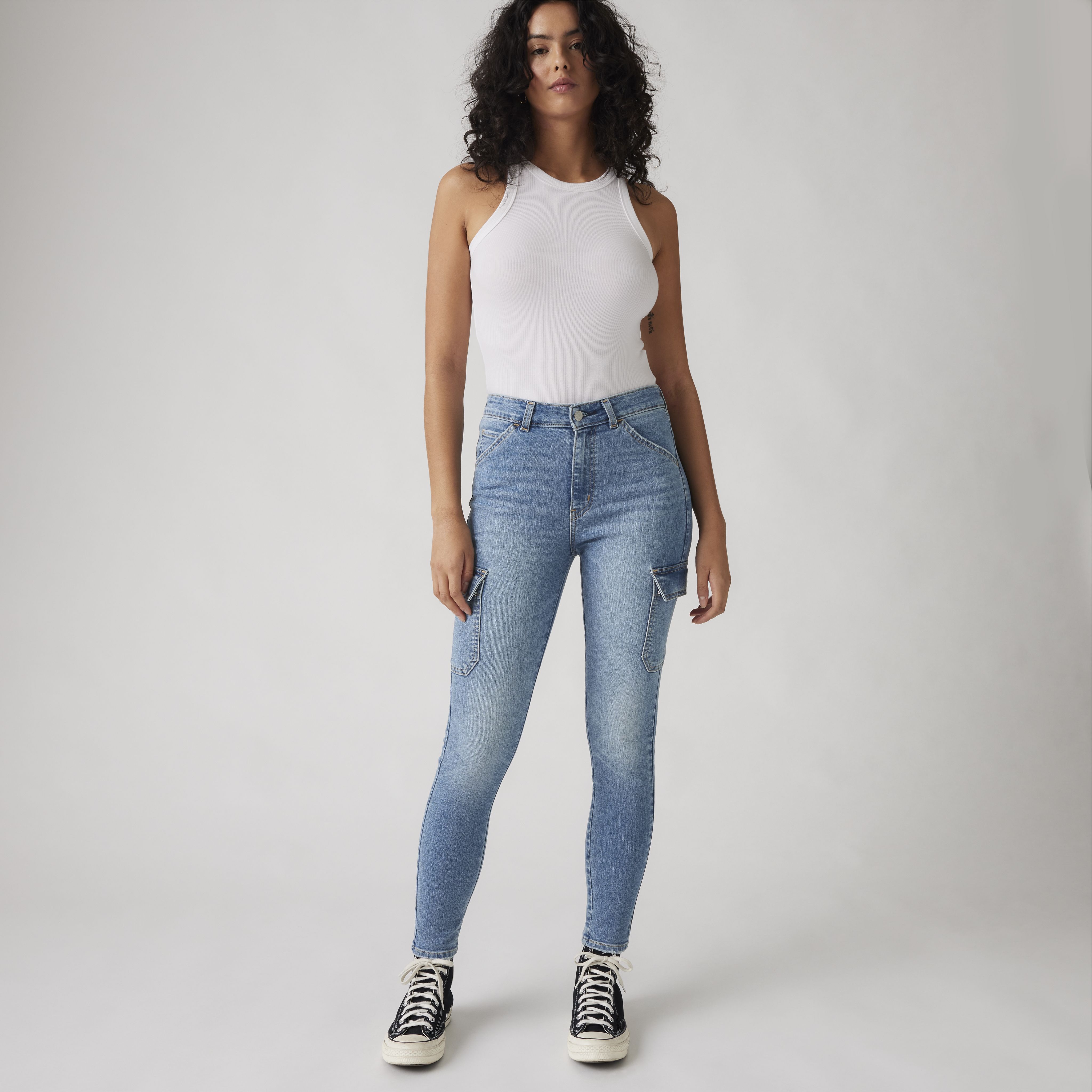 721 High Rise Skinny Cargo Women's Jeans 1