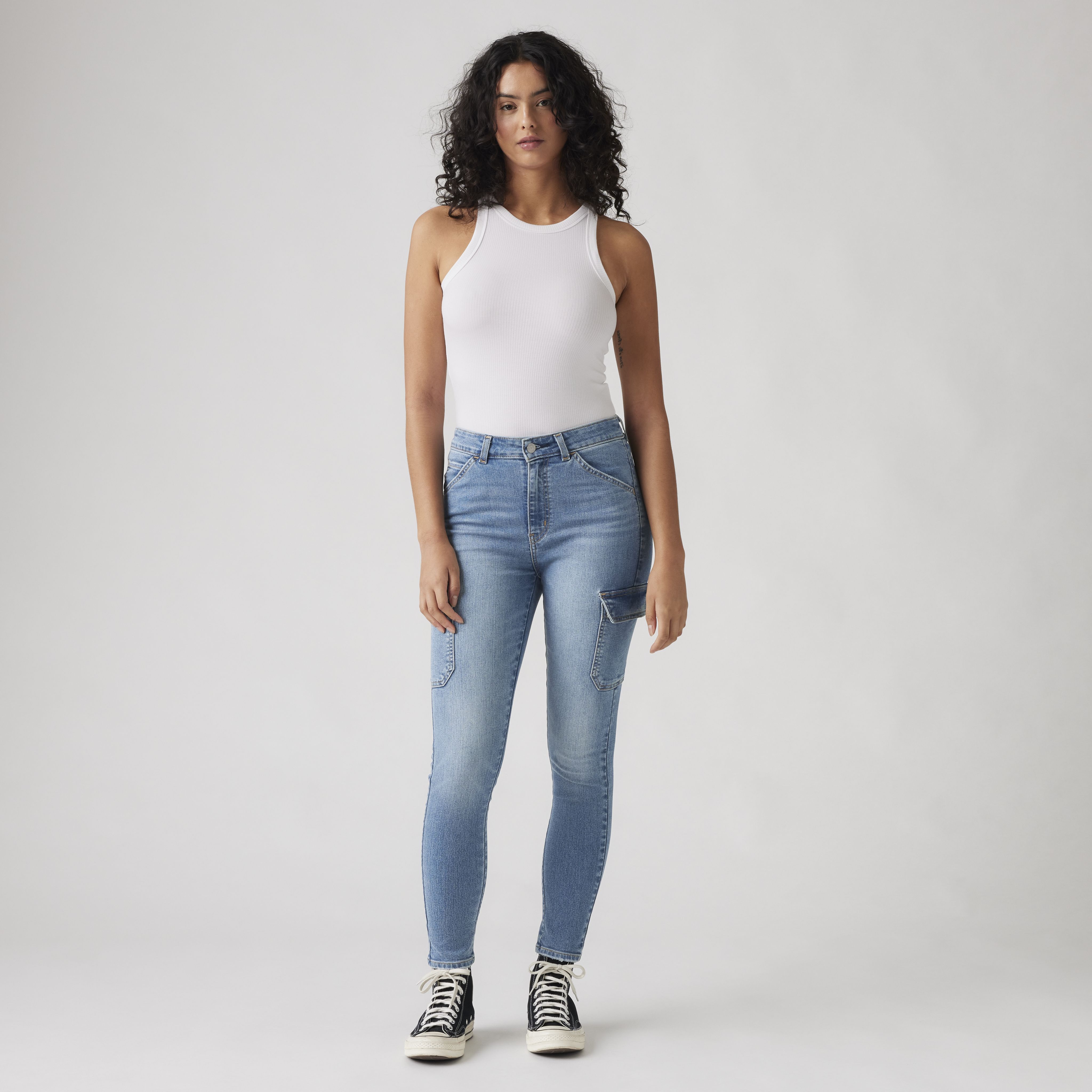 721 High Rise Skinny Cargo Women's Jeans 5