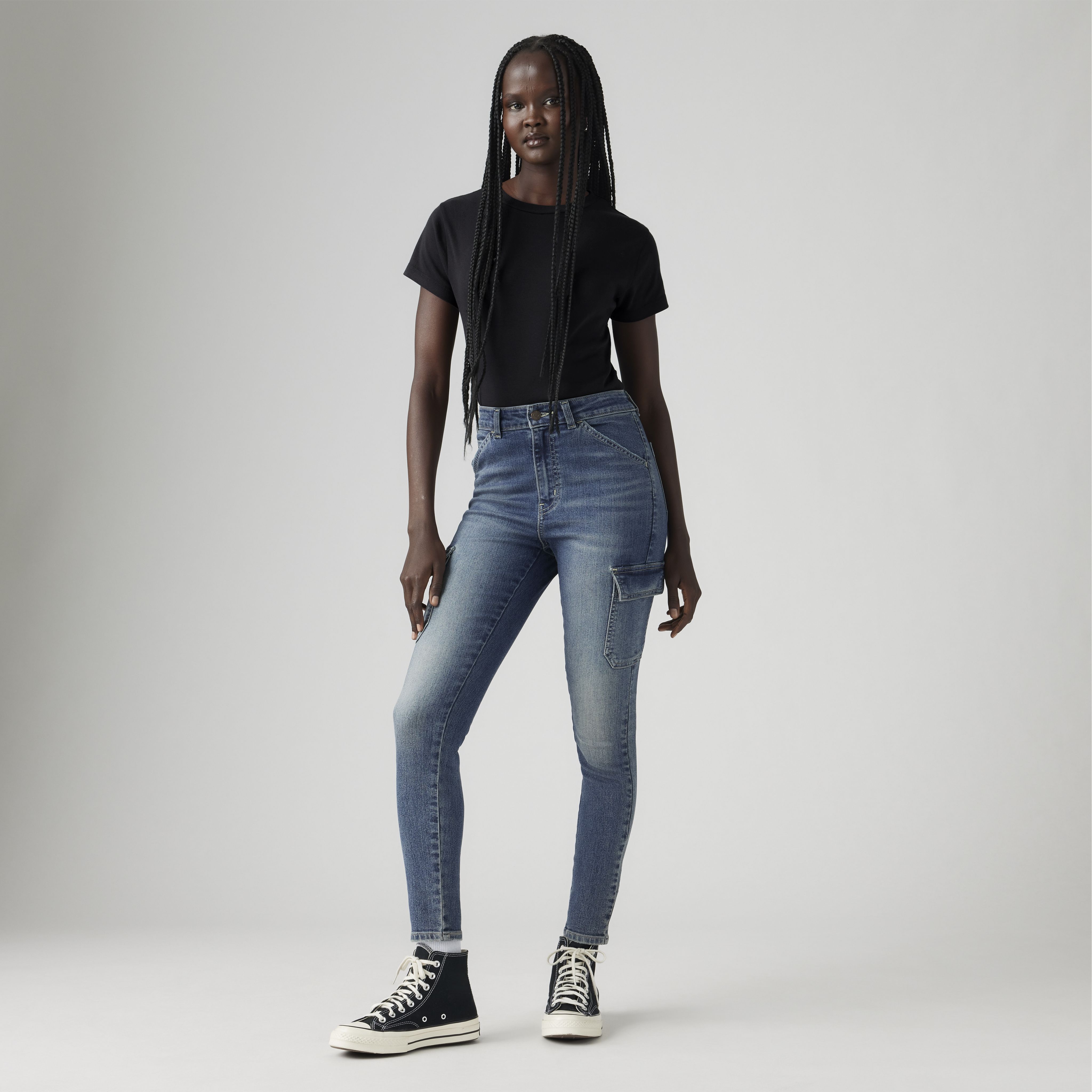 721 High Rise Skinny Cargo Women's Jeans 1