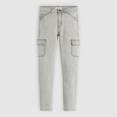 721 High Rise Skinny Cargo Women's Pants — Trerrain Of Thought - Grey 6