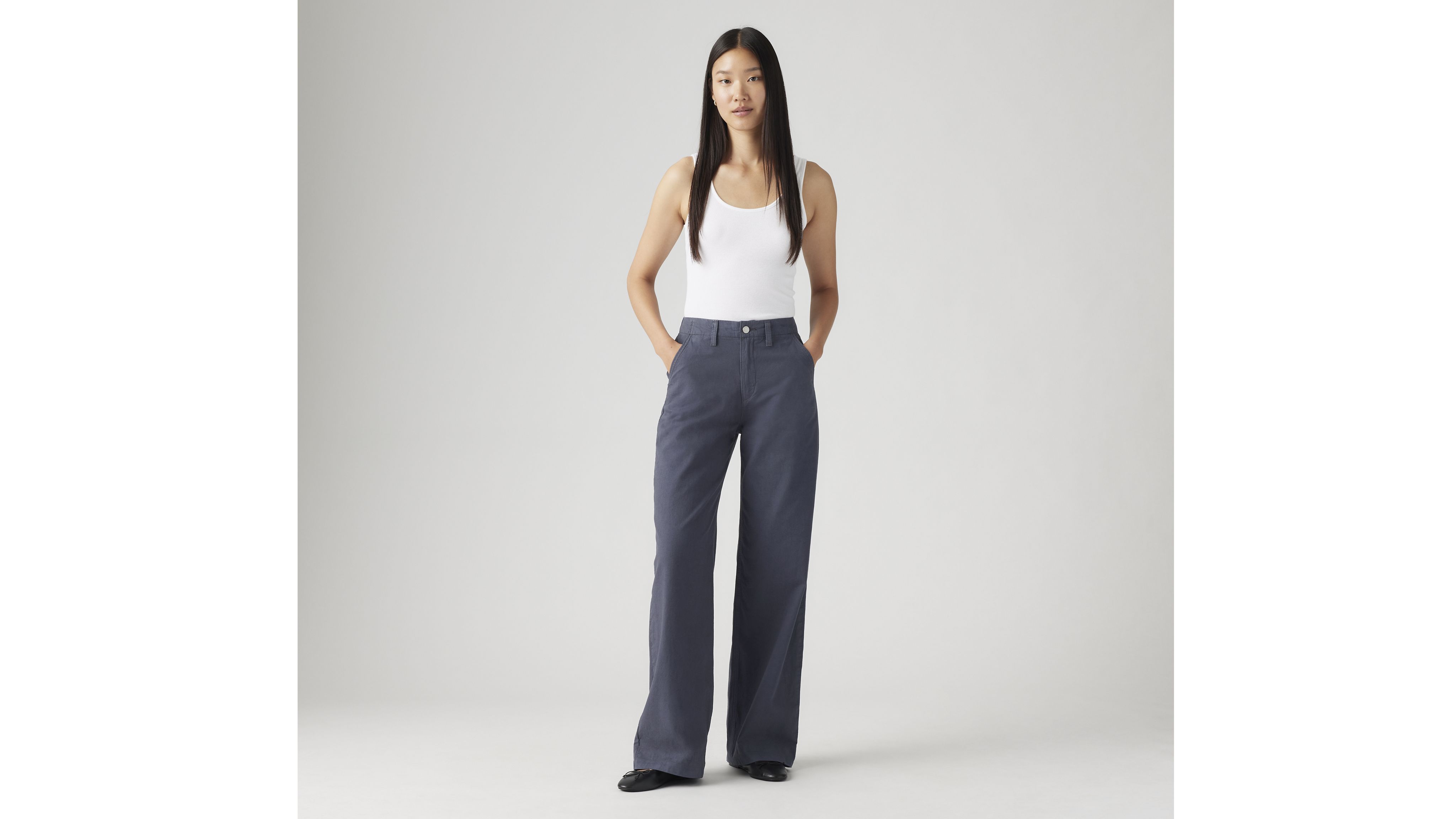 90s Straight Lightweight Women's Pants 13