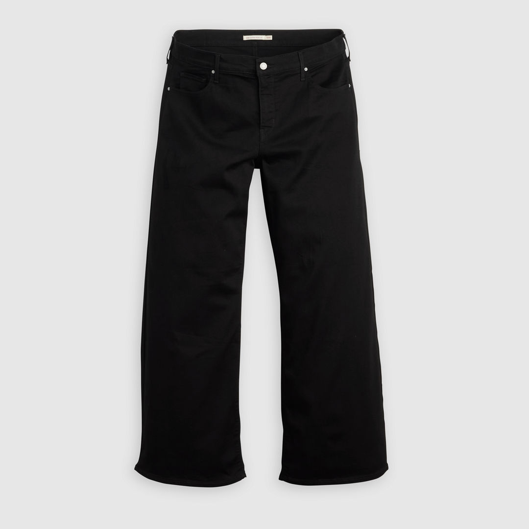 Levi's 318 Shaping Wide Leg Women's Jeans (plus Size) 16m In Black