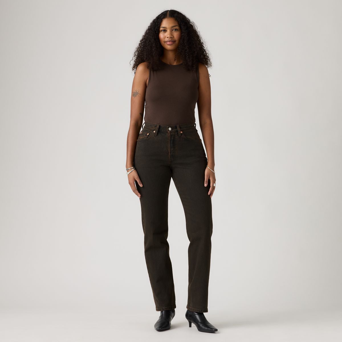 501® Curve Women's Jeans — Over A Cup - Brown