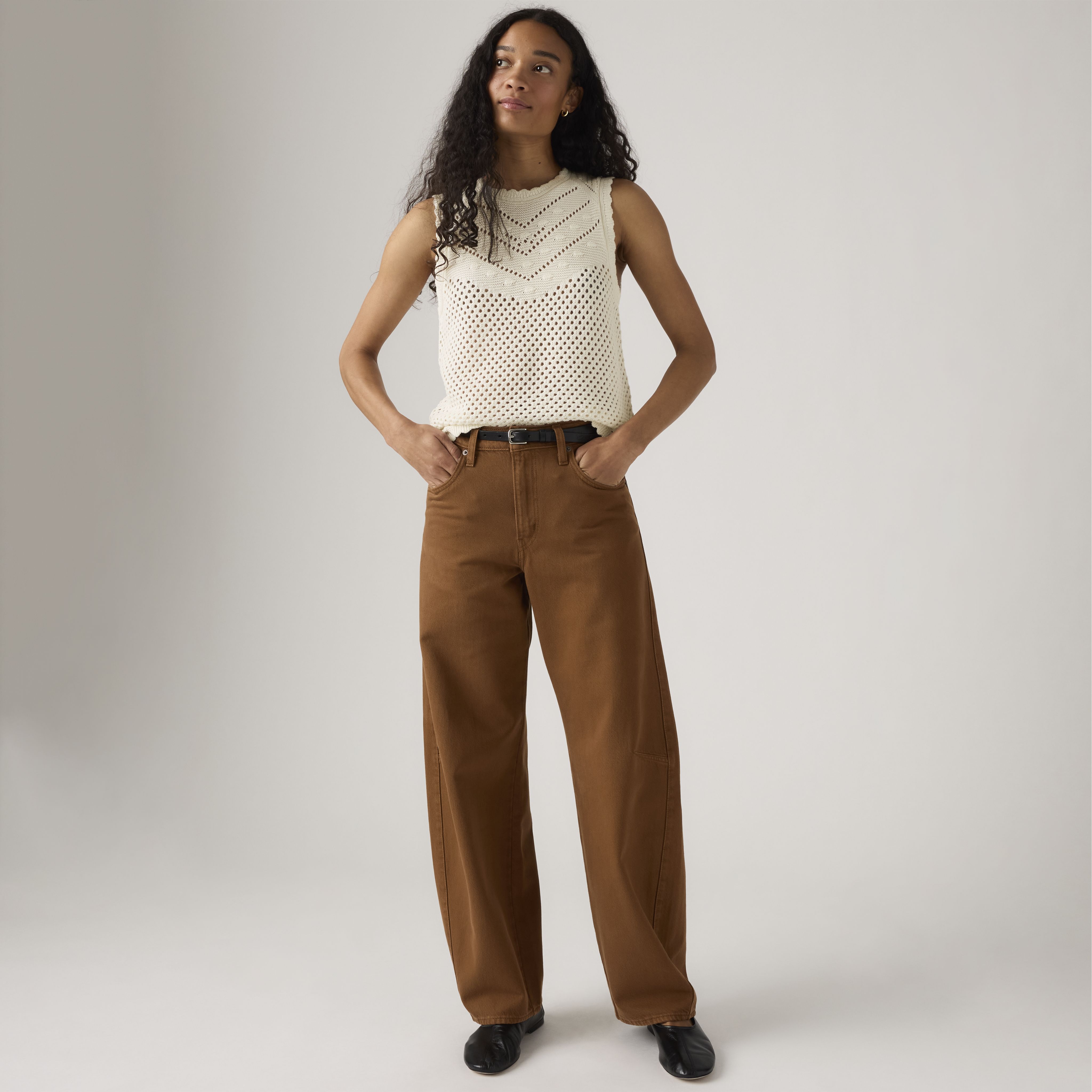 Baggy Dad Barrel Lightweight  Jeans 1