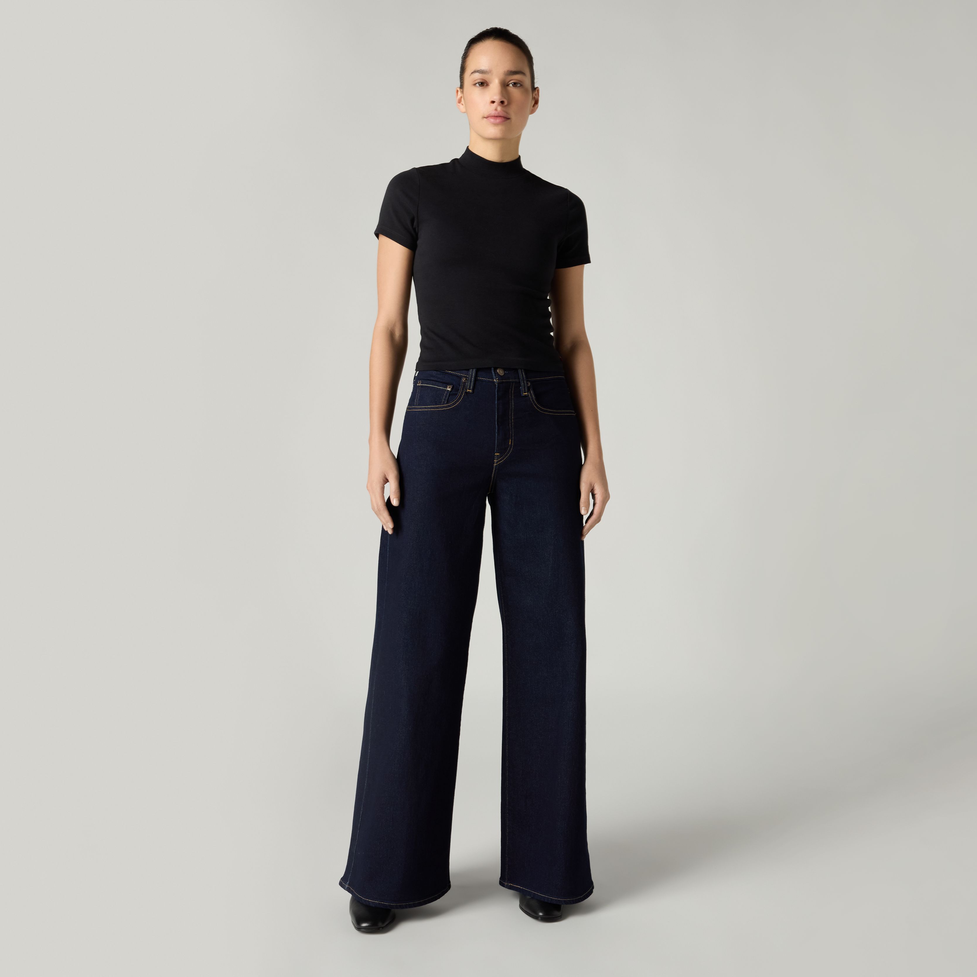 728 High Rise Wide Leg Jeans 1