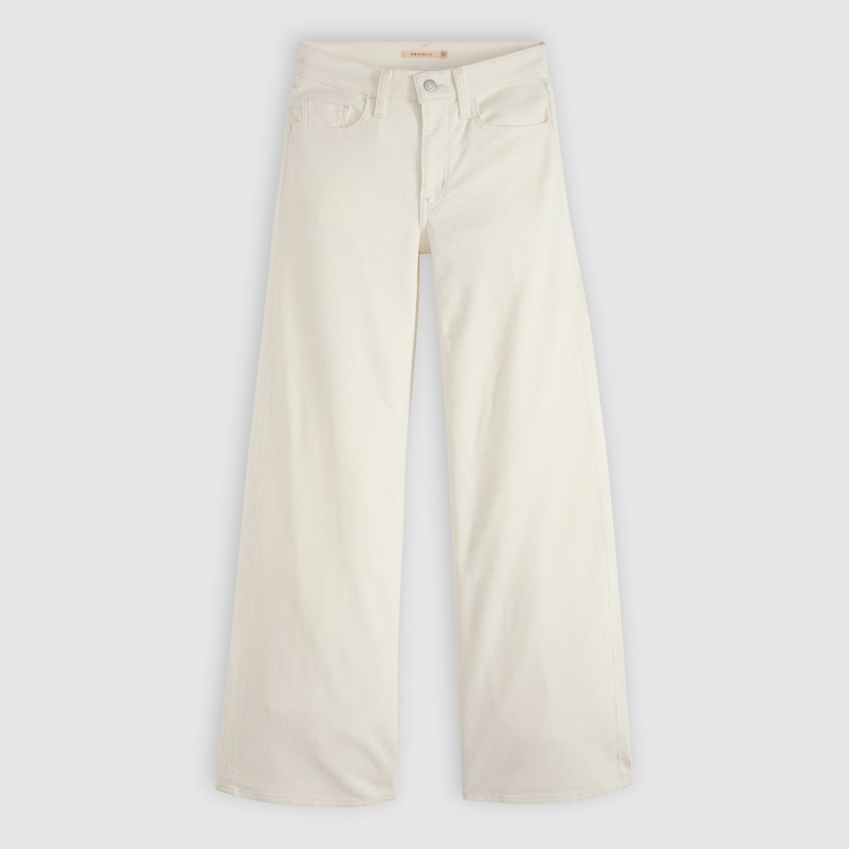 728 High-Rise Wide-Leg Women's Jeans — Egret - White