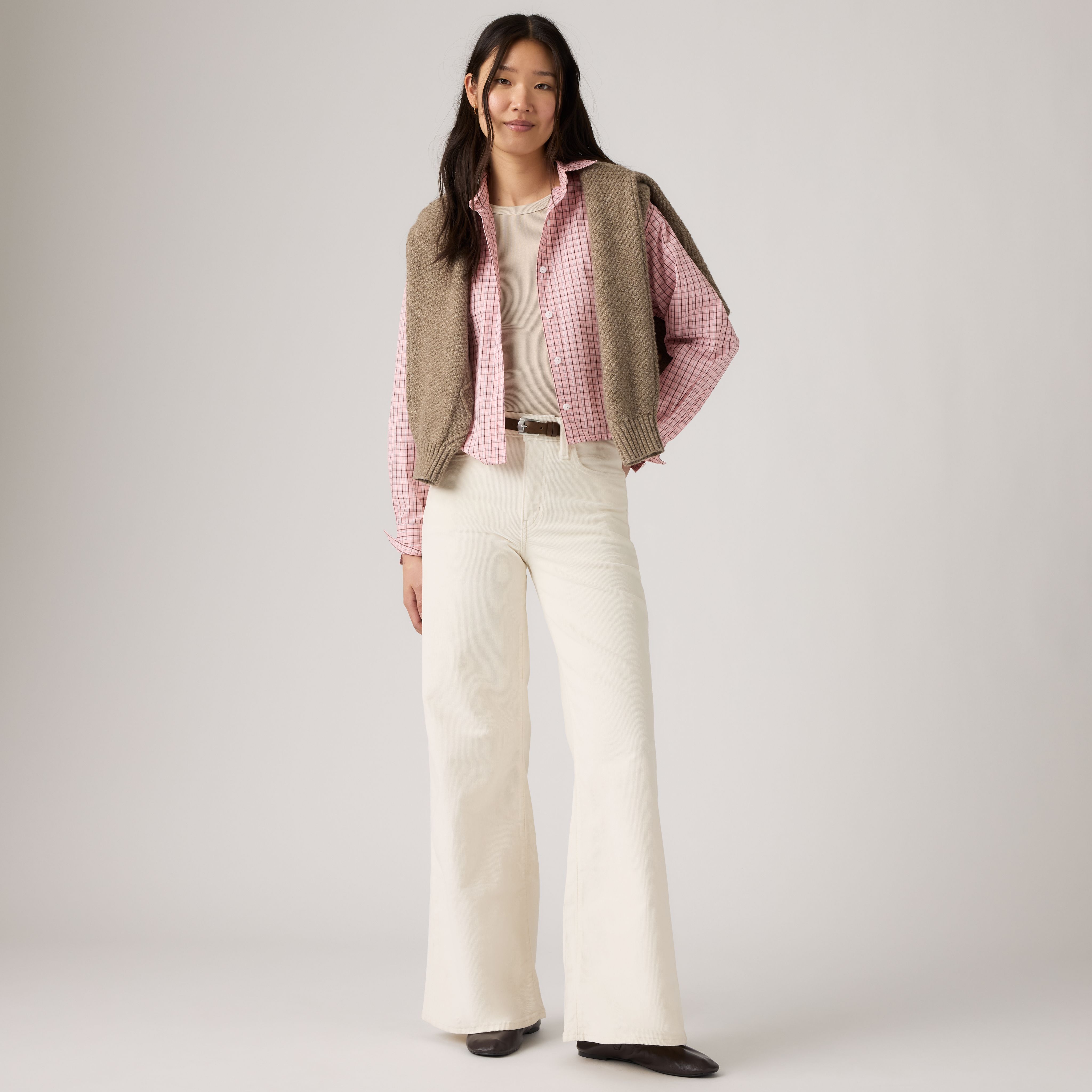 728 High Rise Wide Leg Corduroy Pants 1