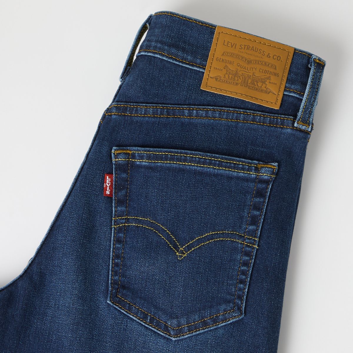 728 High-Rise Wide-Leg Women's Jeans — True Blue Dark - Dark Wash