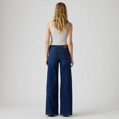 728 High-Rise Wide-Leg Women's Jeans — True Blue Dark - Dark Wash 3