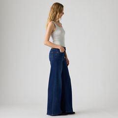 728 High-Rise Wide-Leg Women's Jeans — True Blue Dark - Dark Wash 4