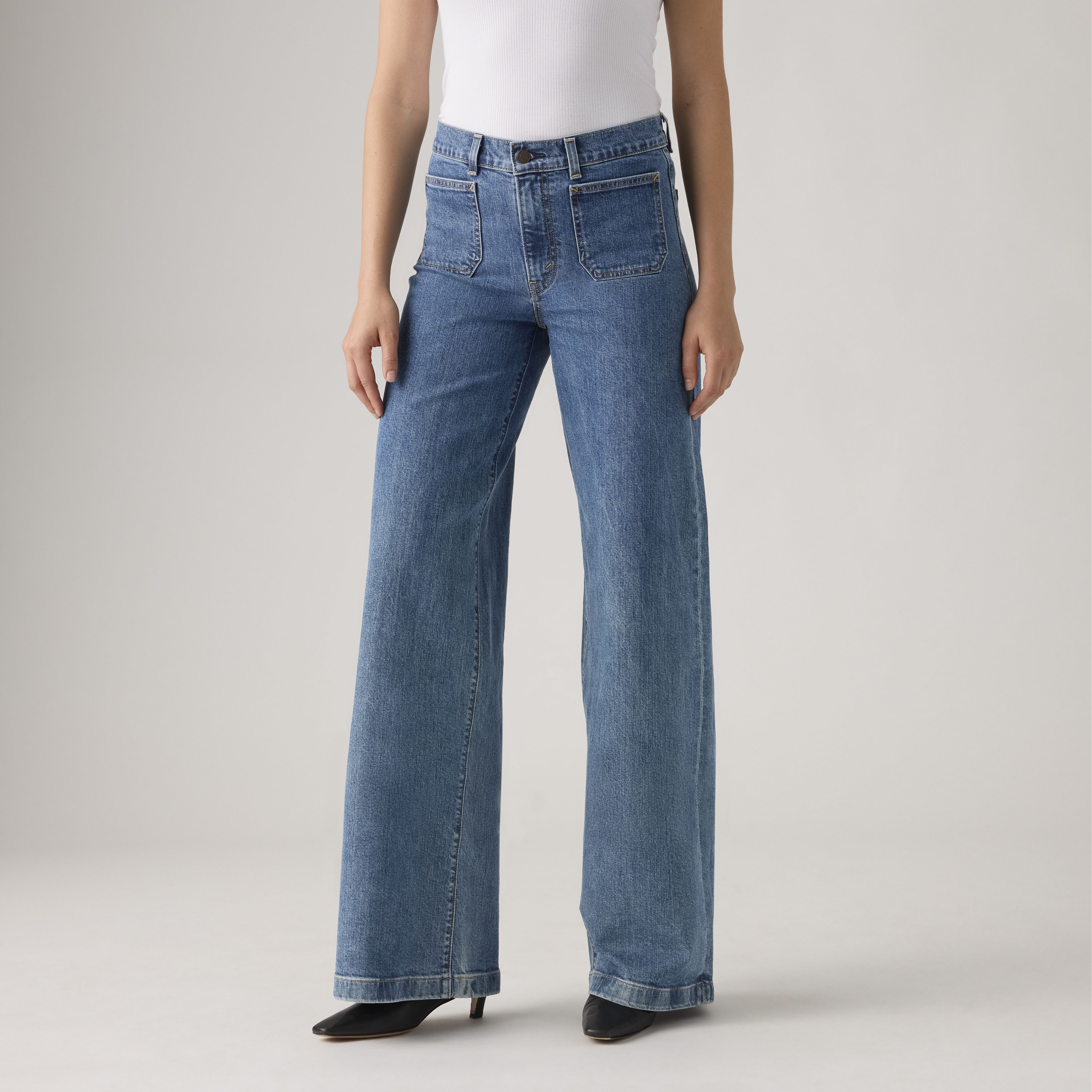 728™ Tailored High Rise Wide Leg Jeans 2