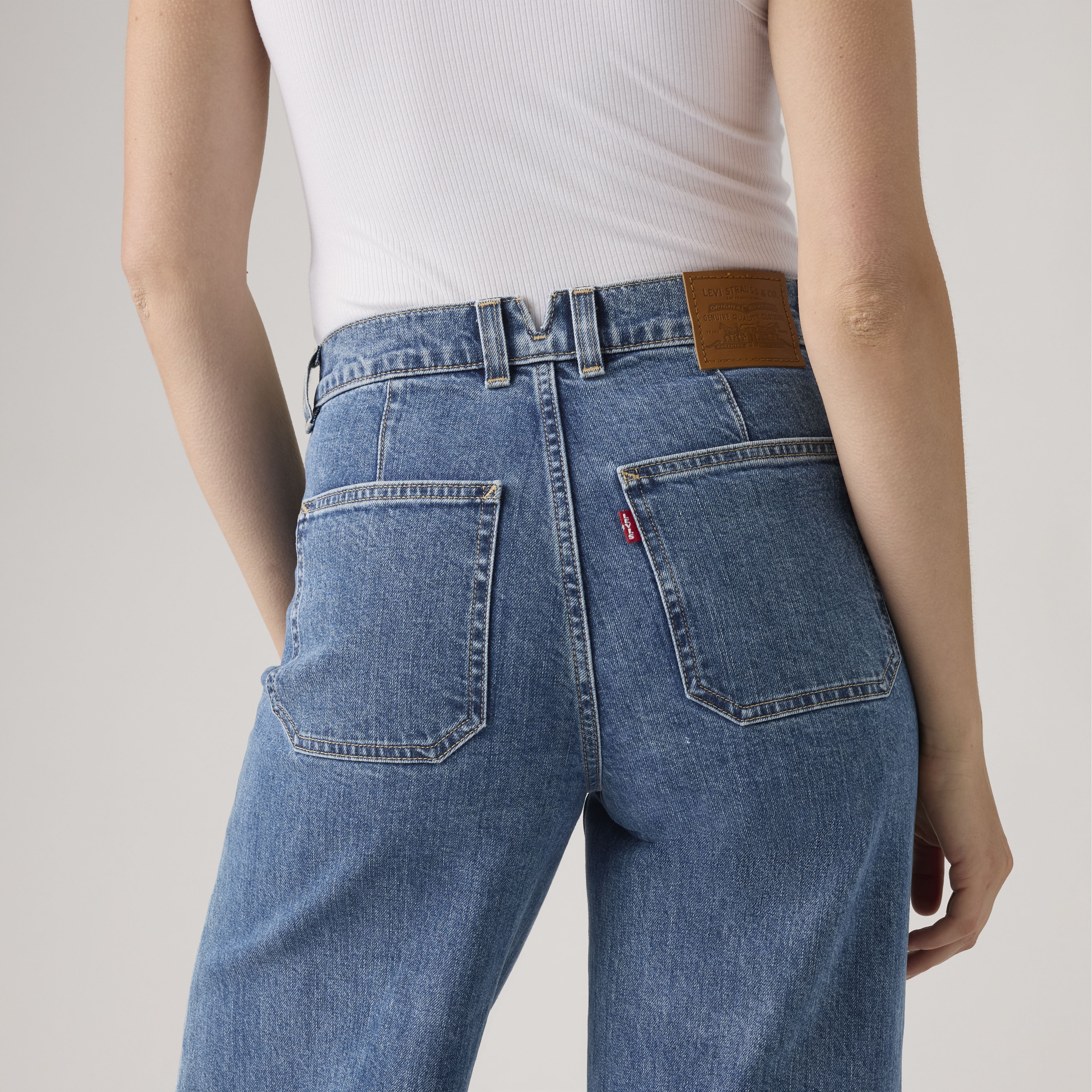 728™ Tailored High Rise Wide Leg Jeans 6