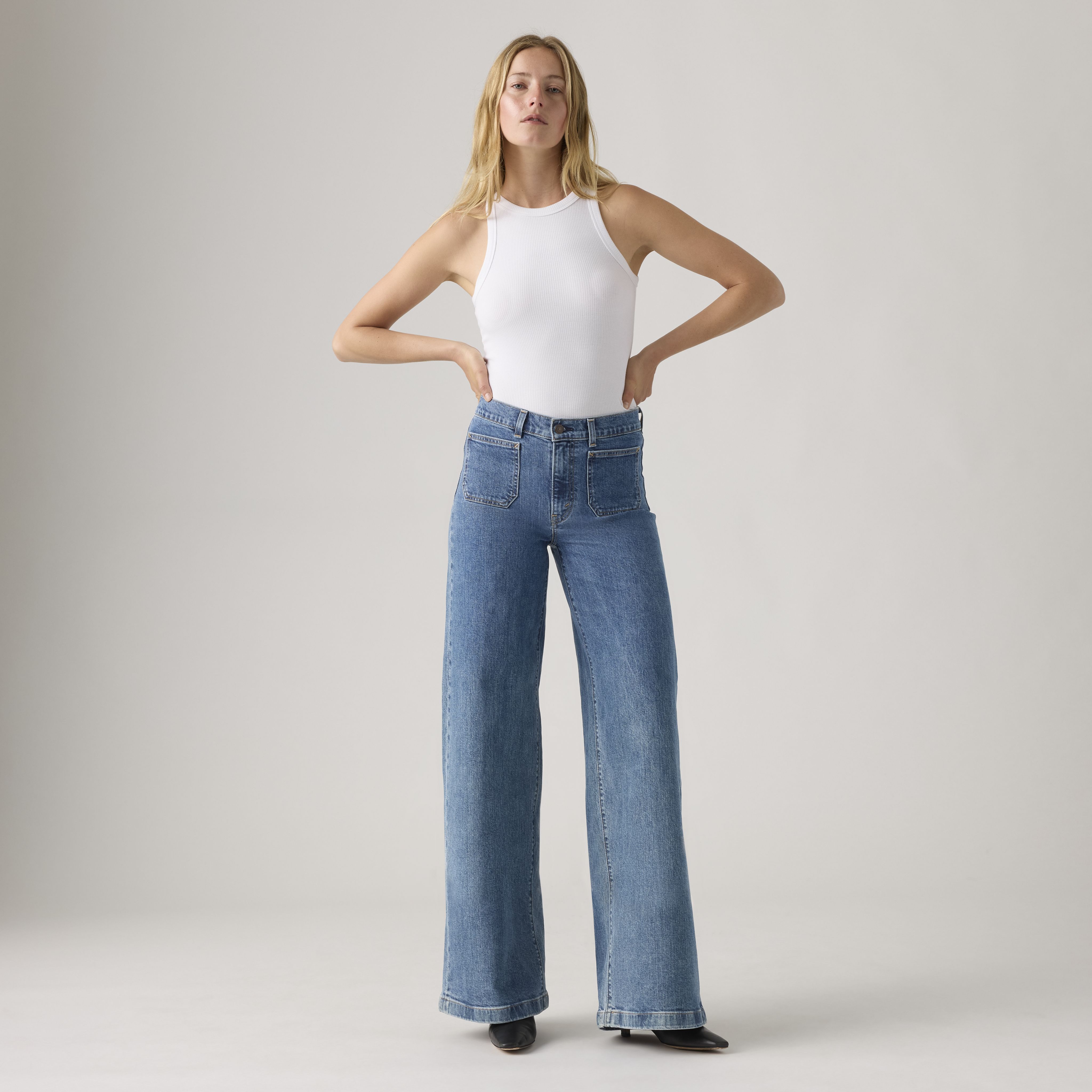 728™ Tailored High Rise Wide Leg Jeans 5