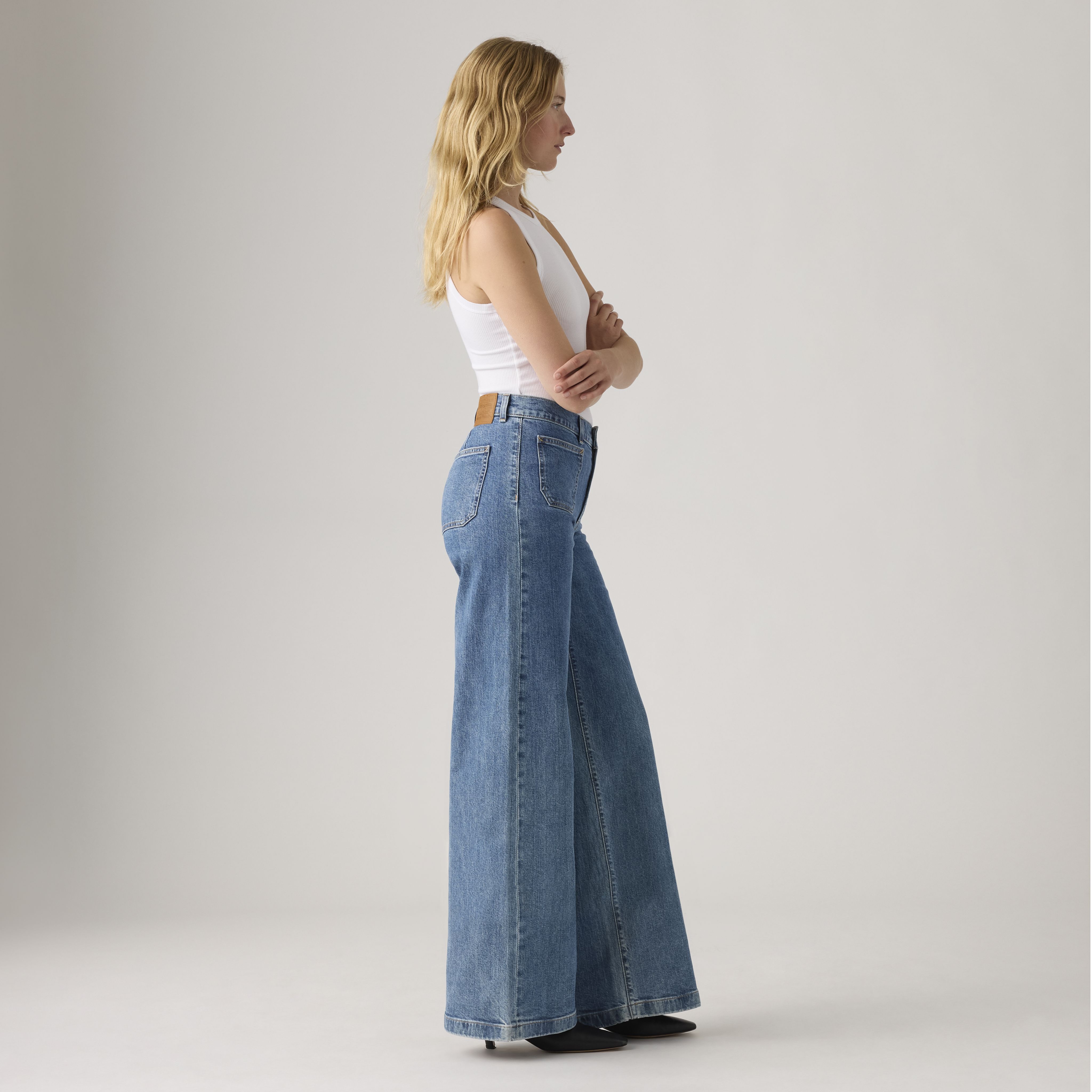 728™ Tailored High Rise Wide Leg Jeans 4
