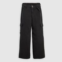 Baggy Dad Cargo TENCEL™ Women's Pants — Caviar - Black 6
