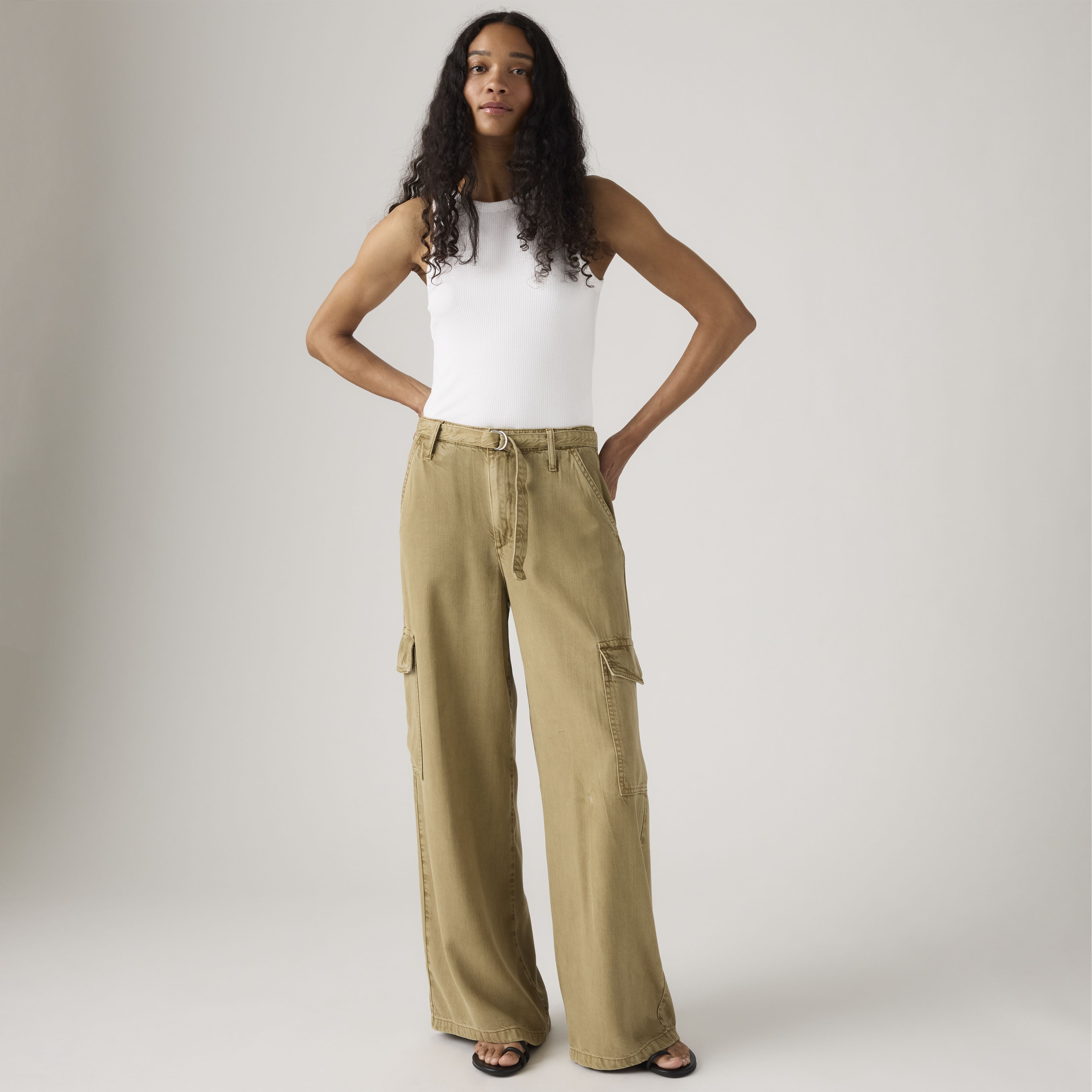 Baggy Dad Cargo TENCEL™ Women's Pants 1