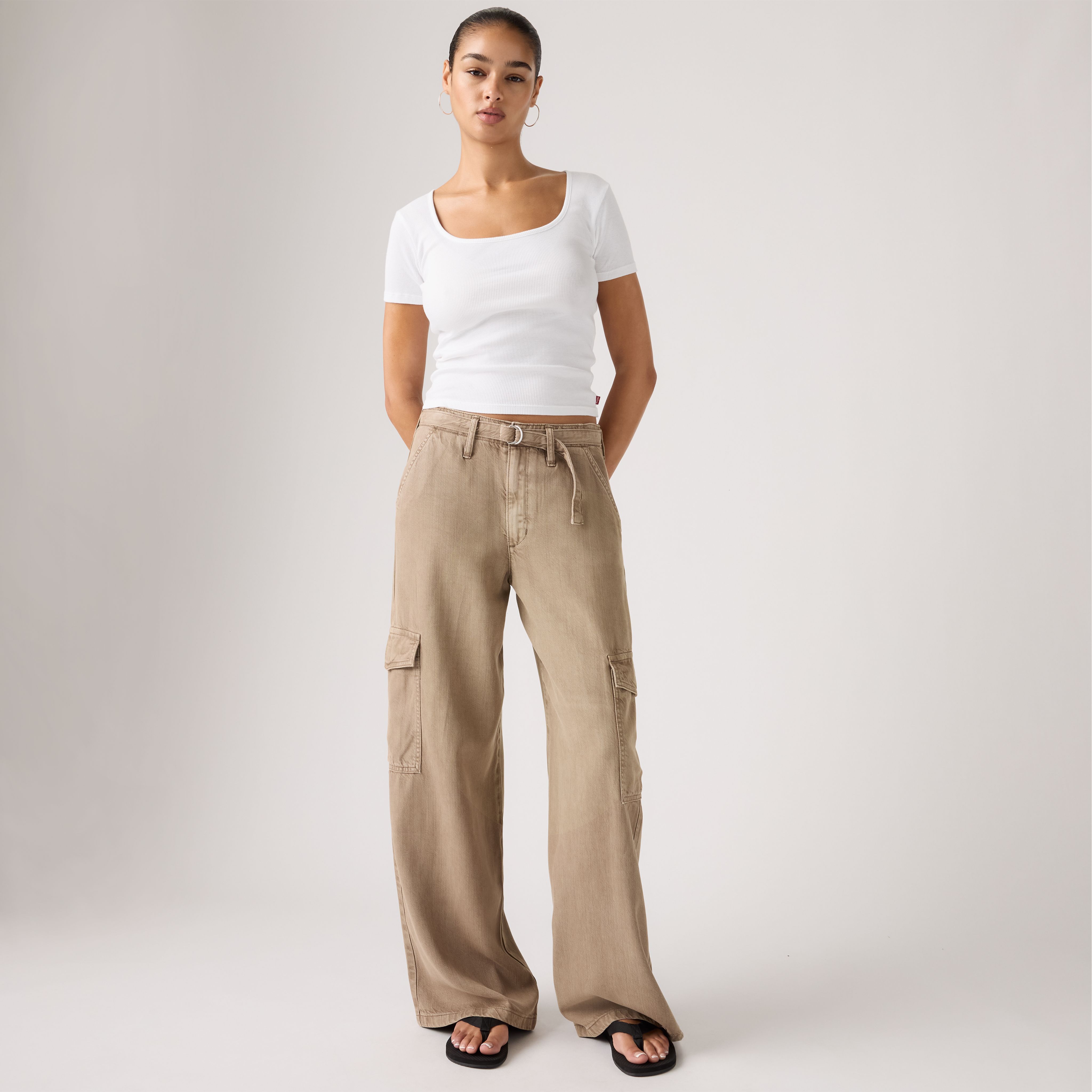 Baggy Dad Cargo Women's Pants 1