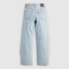 Women's Drop Barrel Jeans — Aqua Marine Made of Japan - Light Wash 8