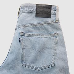 Women's Drop Barrel Jeans — Aqua Marine Made of Japan - Light Wash 9