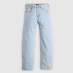 Women's Drop Barrel Jeans — Aqua Marine Made of Japan - Light Wash 7
