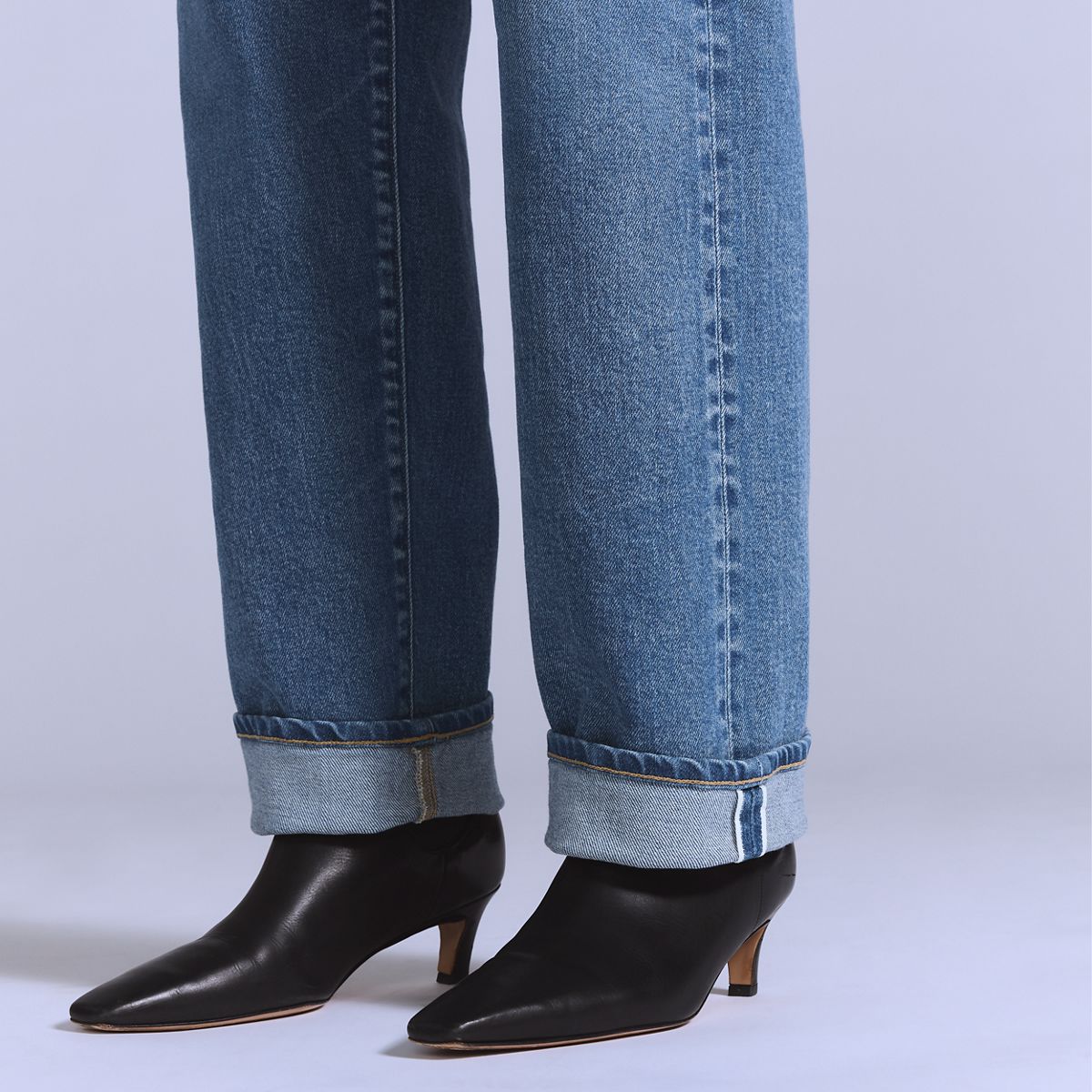 Boyfriend Jeans — Starboard Mij - Medium Wash