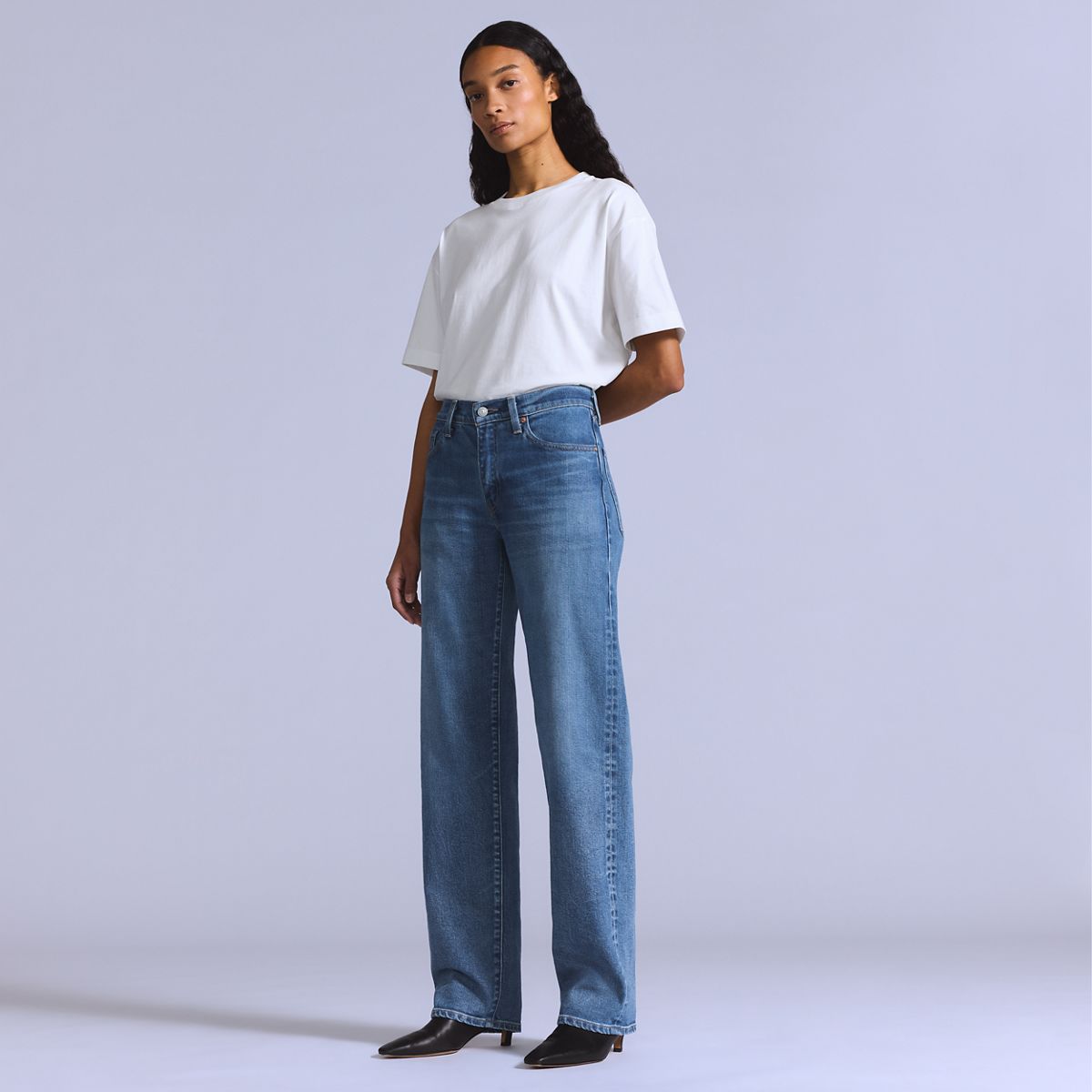Boyfriend Jeans — Starboard Mij - Medium Wash