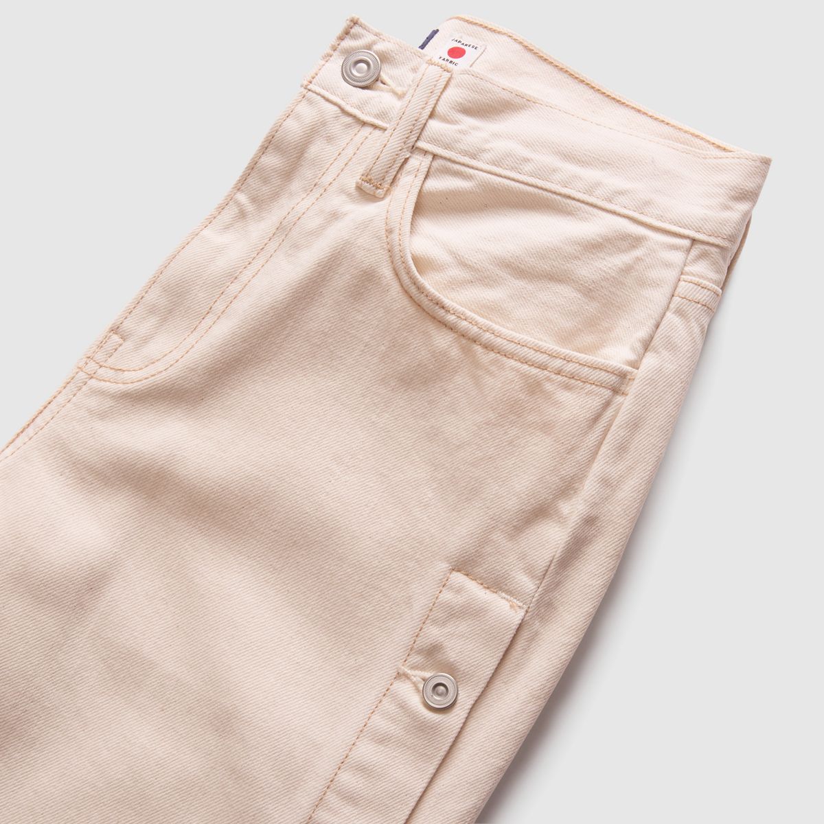 Shank Pants — Cream Cloud Moj - White