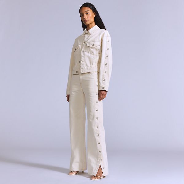 Shank Pants — Cream Cloud Moj - White