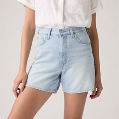 Cinch Mid-Thigh Lightweight Women's Shorts — Abraided Art Short - Light Wash 2