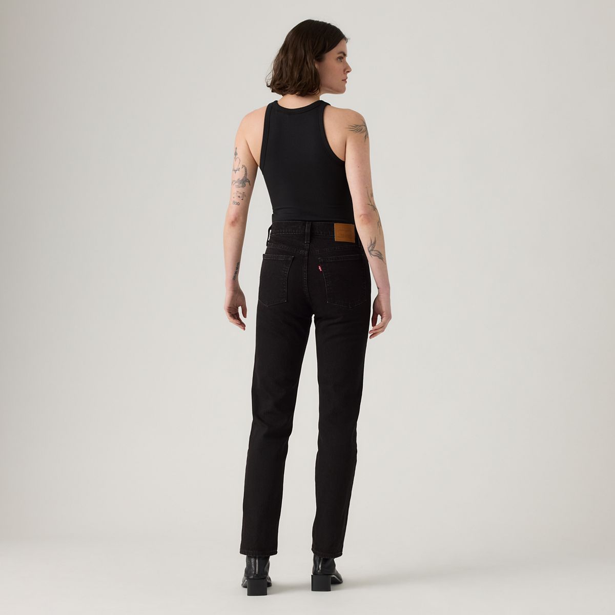 Wedgie Slim Fit Women's Jeans — She's In The Zone - Black