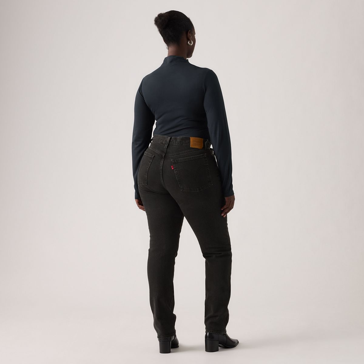 Wedgie Slim Fit Women's Jeans — She's In The Zone - Black
